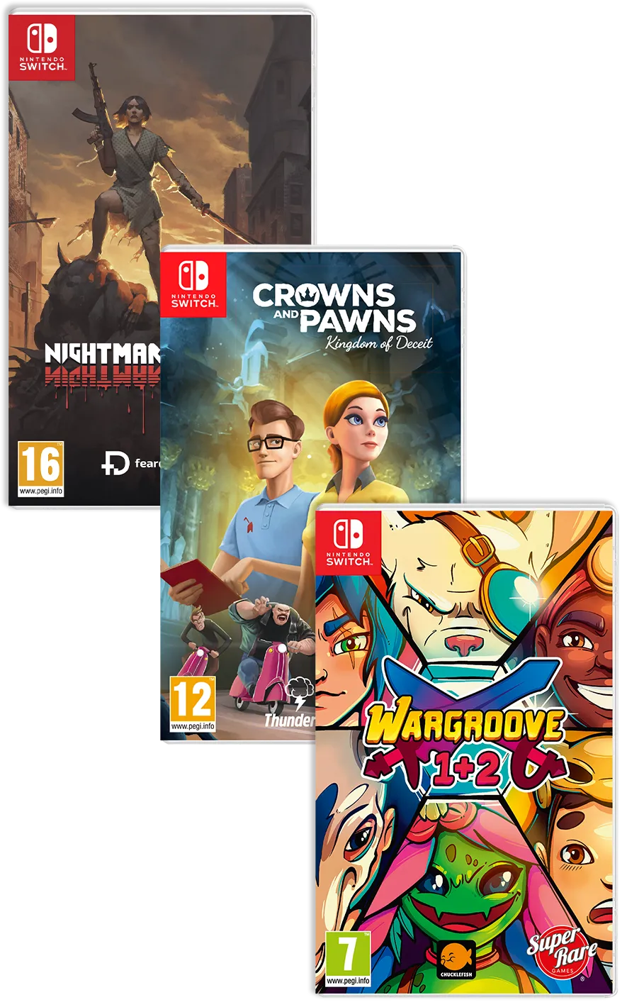 super-rare-games-pb-33-switch-bundle-mit-3-spielen image 1