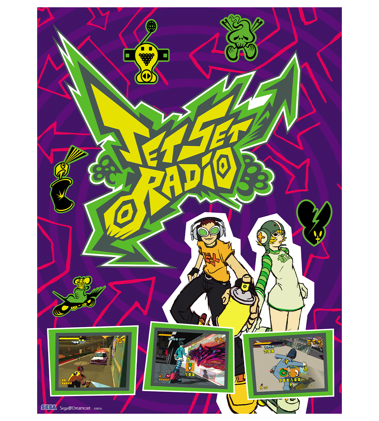 limited-run-jet-set-radio-poster-gaming-wandposter image 1