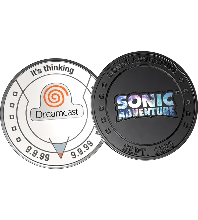 sonic-adventure-gedenkm-nze-sammler-coin-merch-figur image 1