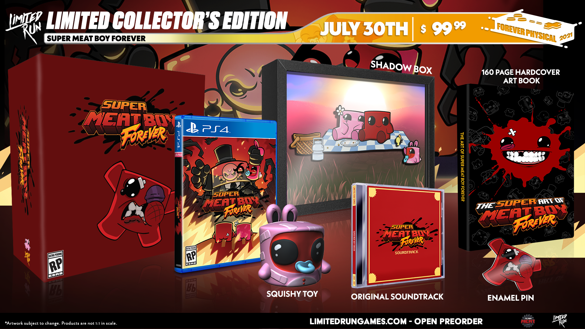 limited-run-411-super-meat-boy-forever-collector-s-edition-ps4-spiel image 2