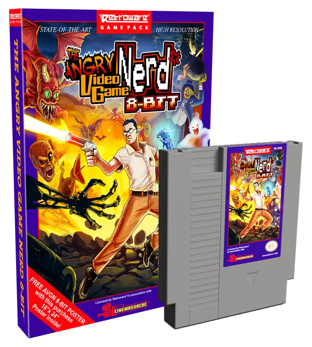 limited-run-angry-video-game-nerd-8-bit-nes-spiel-standard-edition image 1