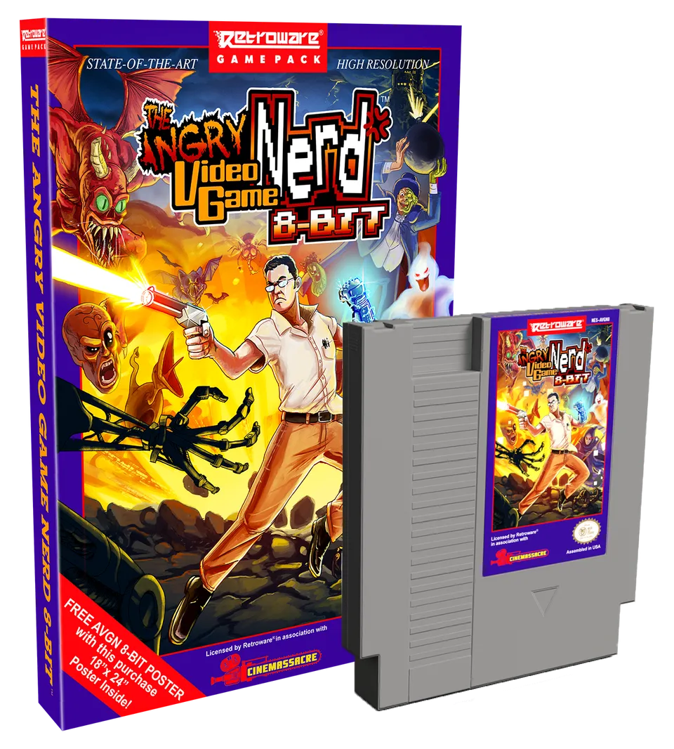 limited-run-angry-video-game-nerd-8-bit-nes-spiel-standard-edition image 1