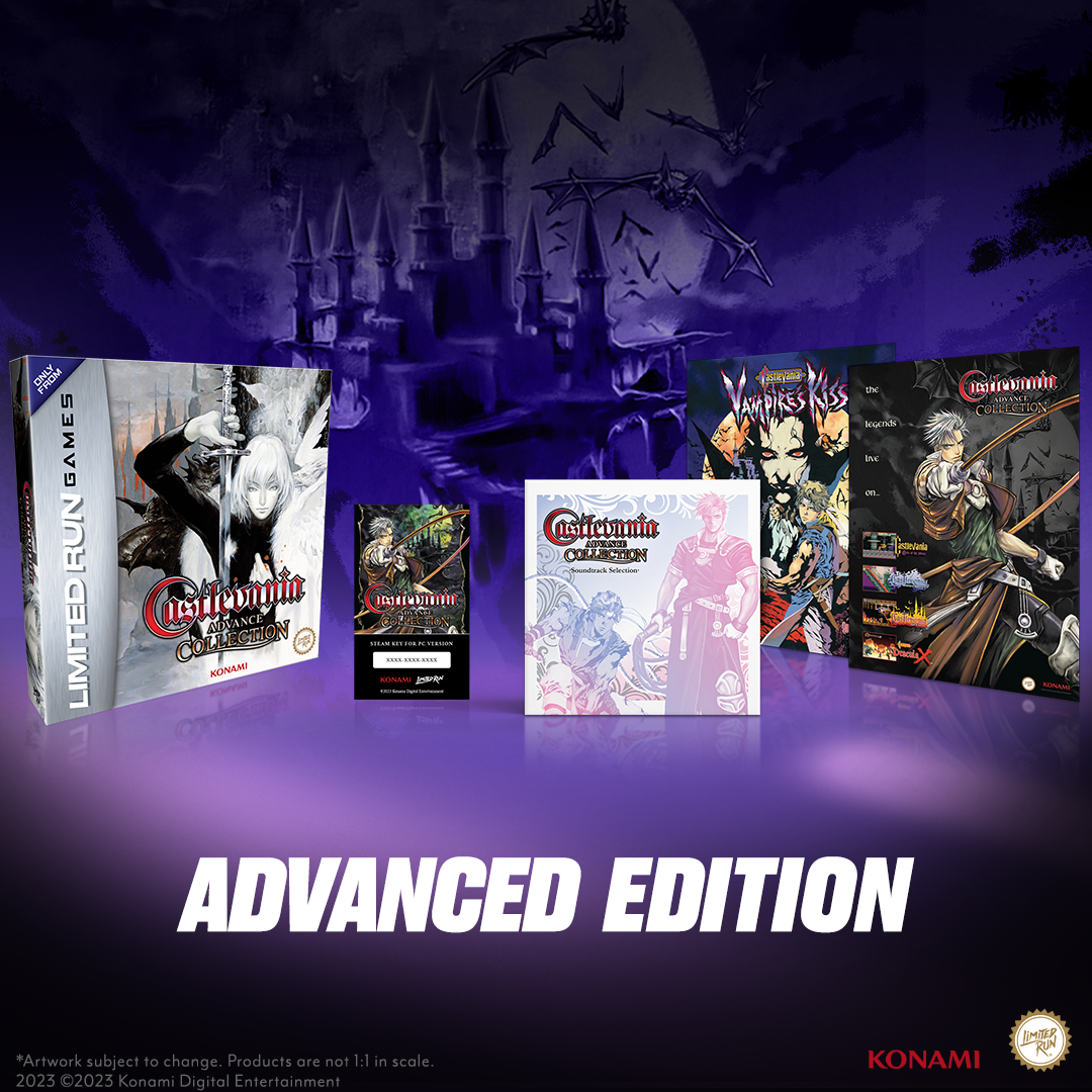 limited-run-castlevania-advance-collection-pc-usb-advanced-edition image 2