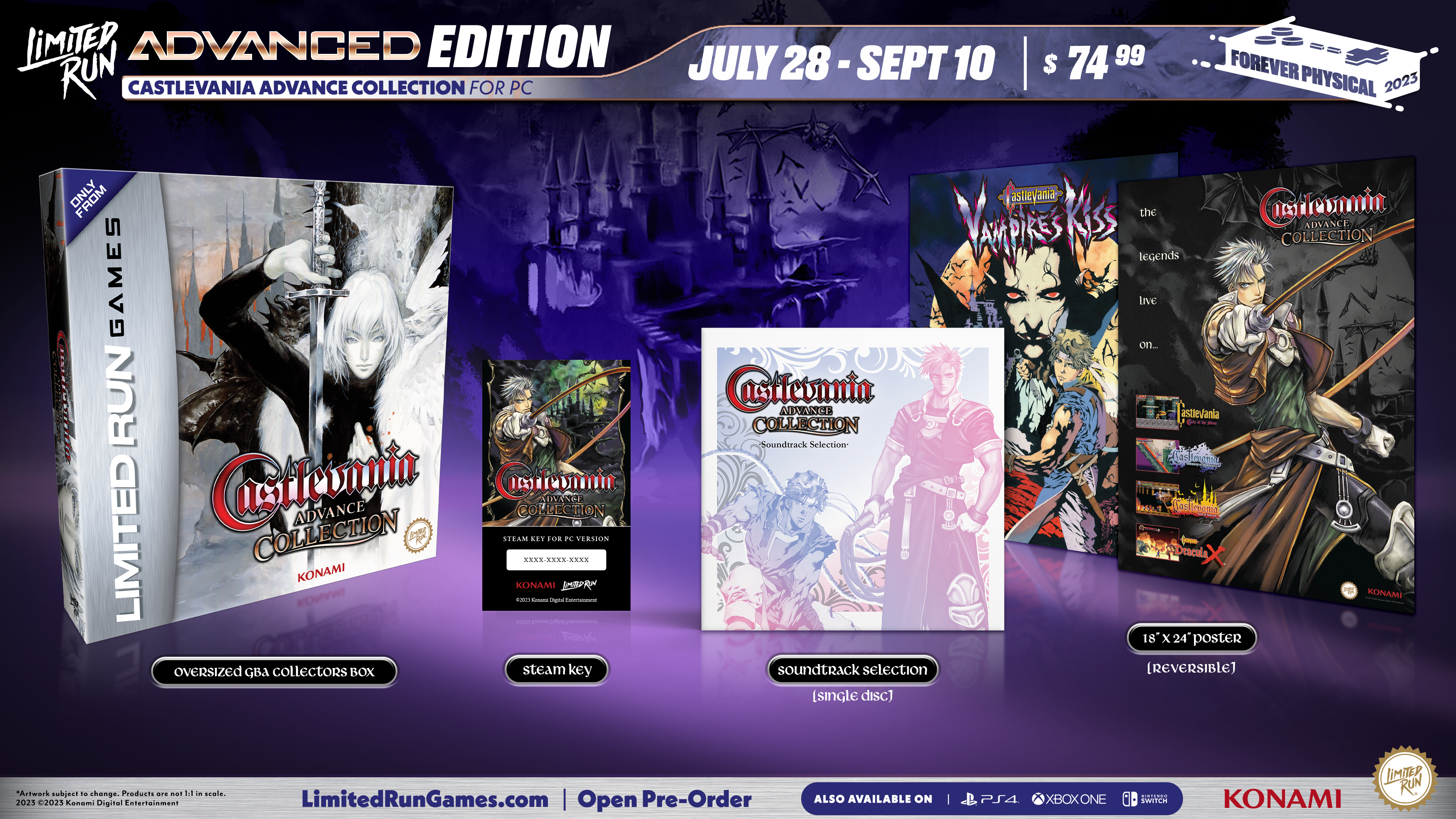 limited-run-castlevania-advance-collection-pc-usb-advanced-edition image 3