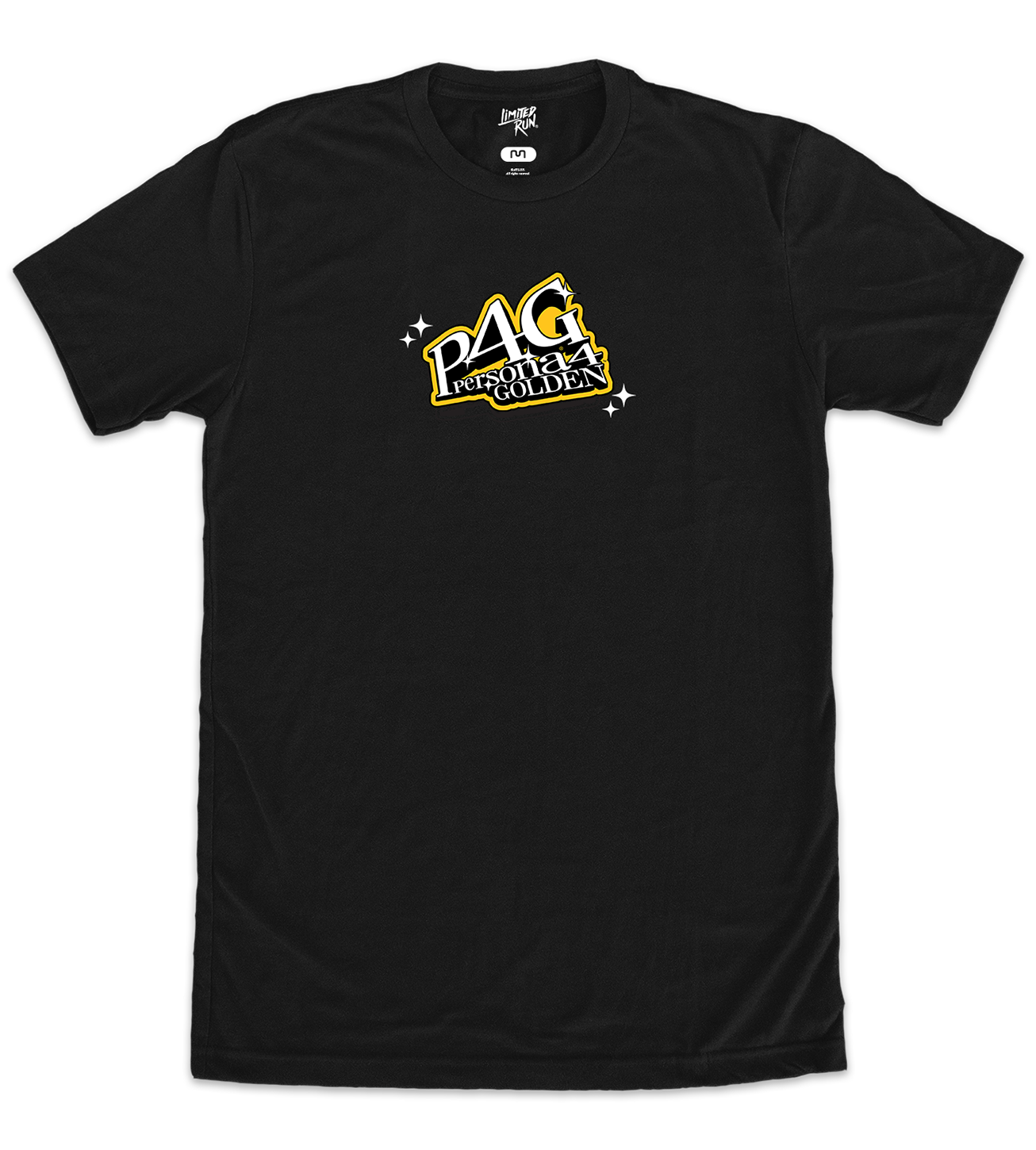 limited-run-games-persona-4-golden-logo-t-shirt-gr-e-l image 1