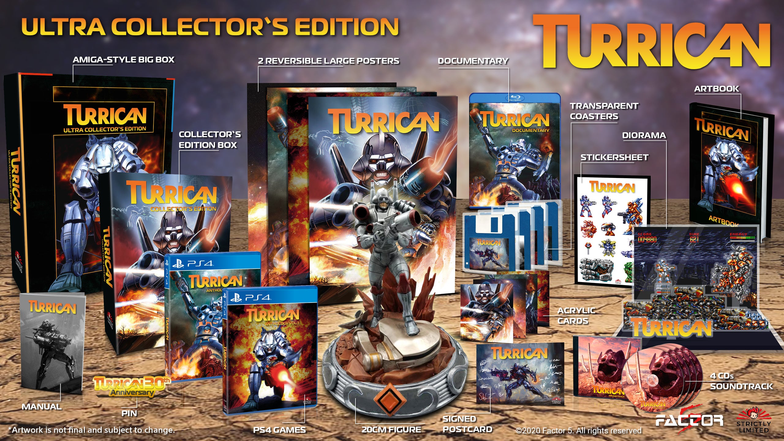 strictly-limited-turrican-anthology-ps4-ultra-collector-s-run-gun image 2