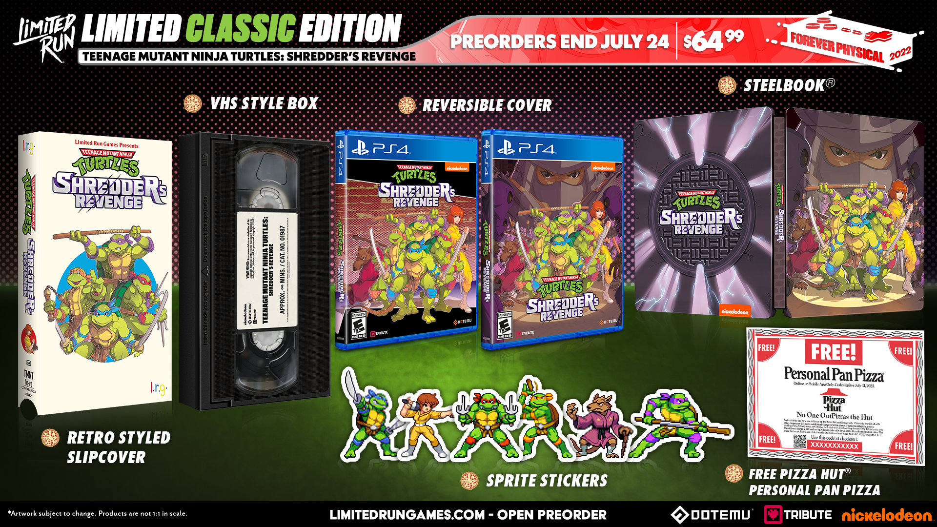 limited-run-tmnt-shredder-s-revenge-classic-edition-ps4-spiel-steelbook image 3