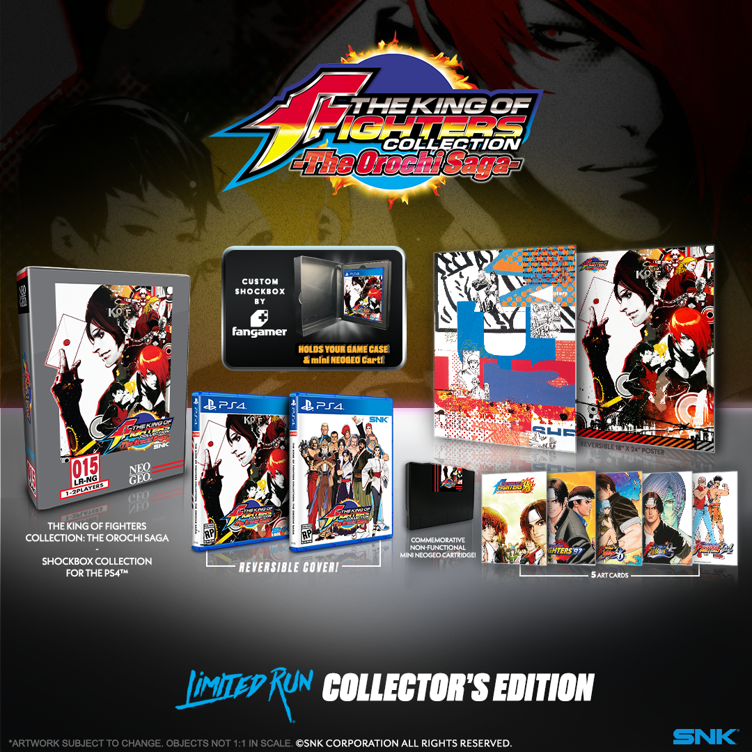 limited-run-393-king-of-fighters-orochi-saga-ps4-collectors image 2