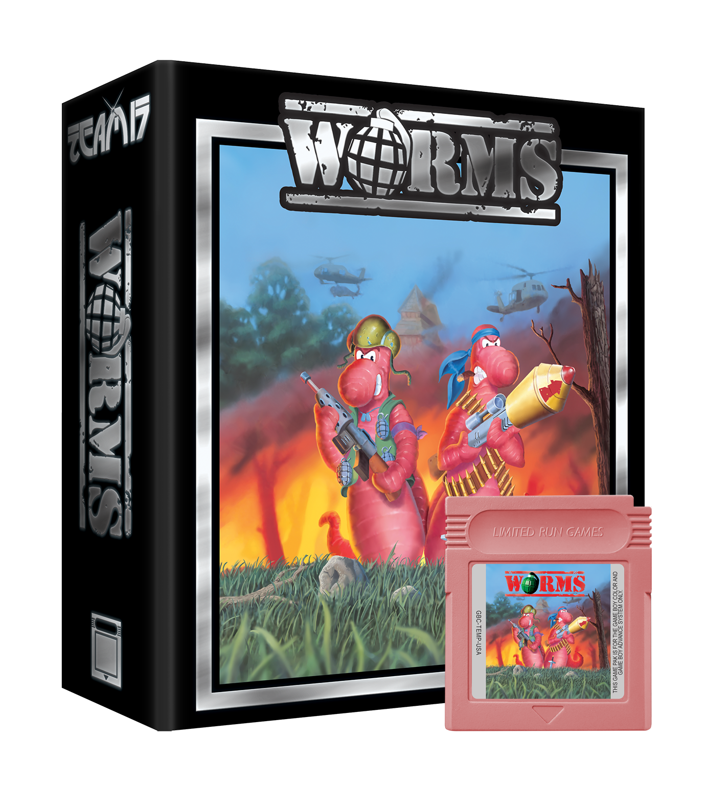 worms-game-boy-collector-s-edition-cartridge-peach image 1