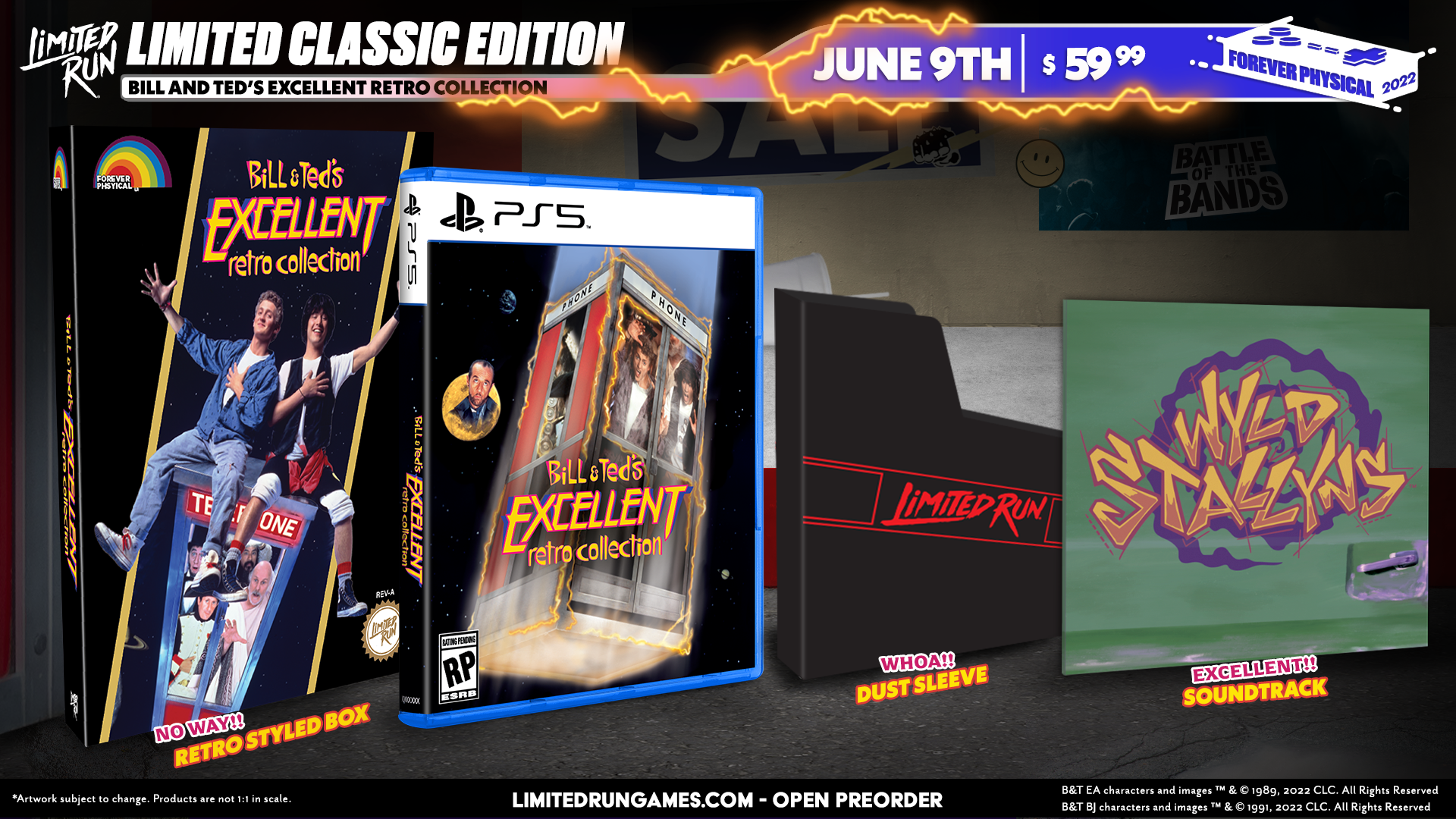 limited-run-games-25-bill-ted-s-excellent-retro-collection-ps5-spiel image 3
