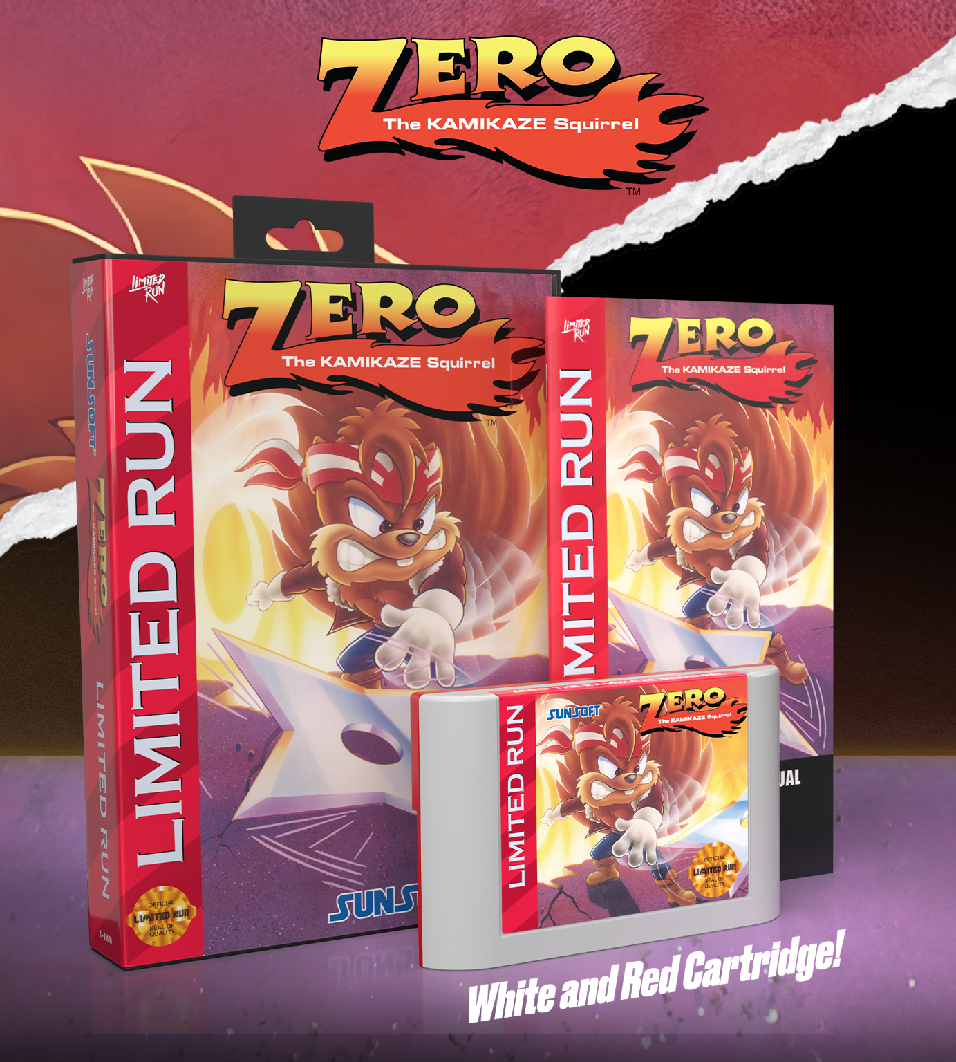 limited-run-zero-the-kamikaze-squirrel-genesis-spiel-standard-edition image 2