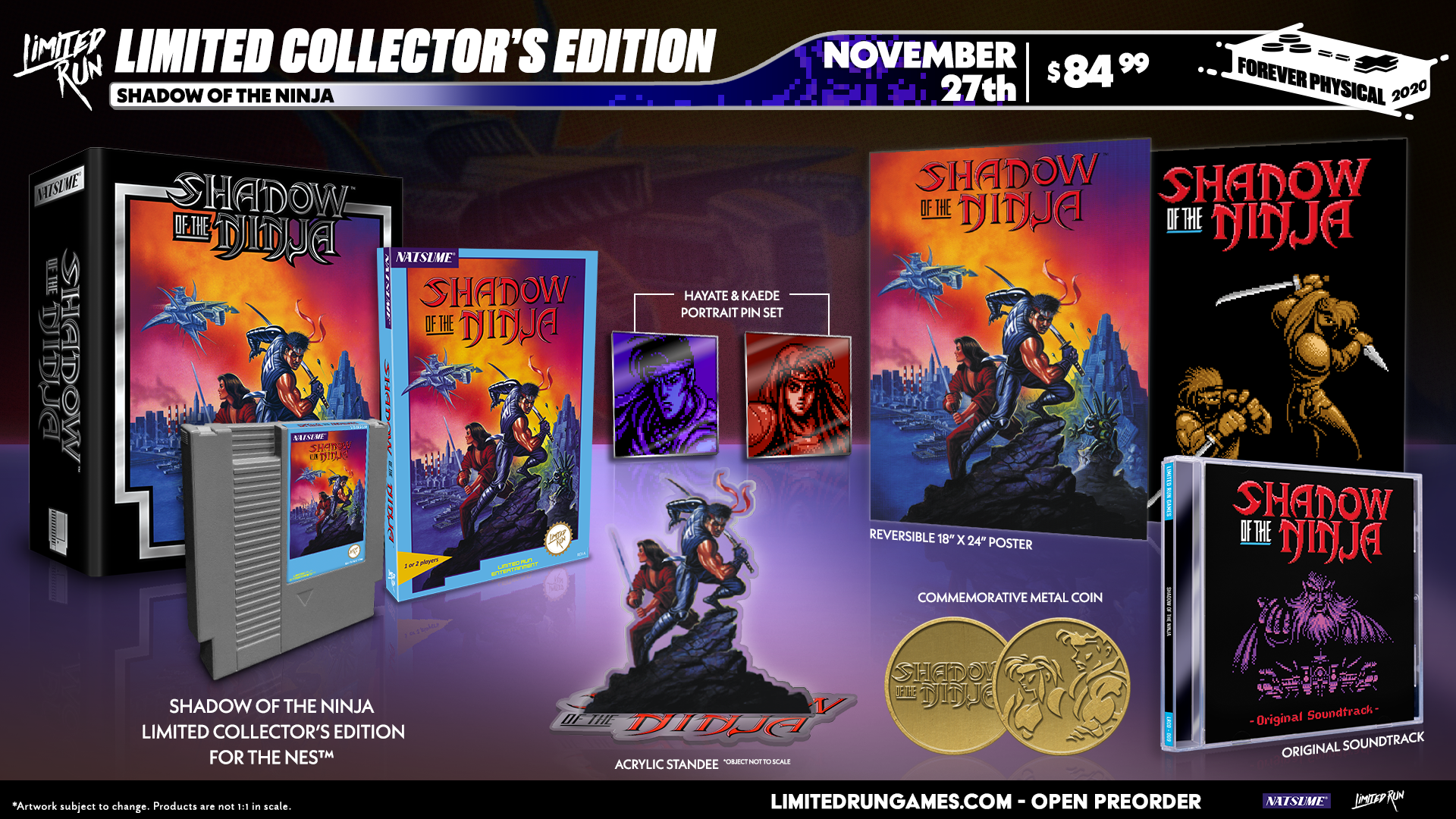 limited-run-shadow-of-the-ninja-nes-sammleredition-modul-grau image 2