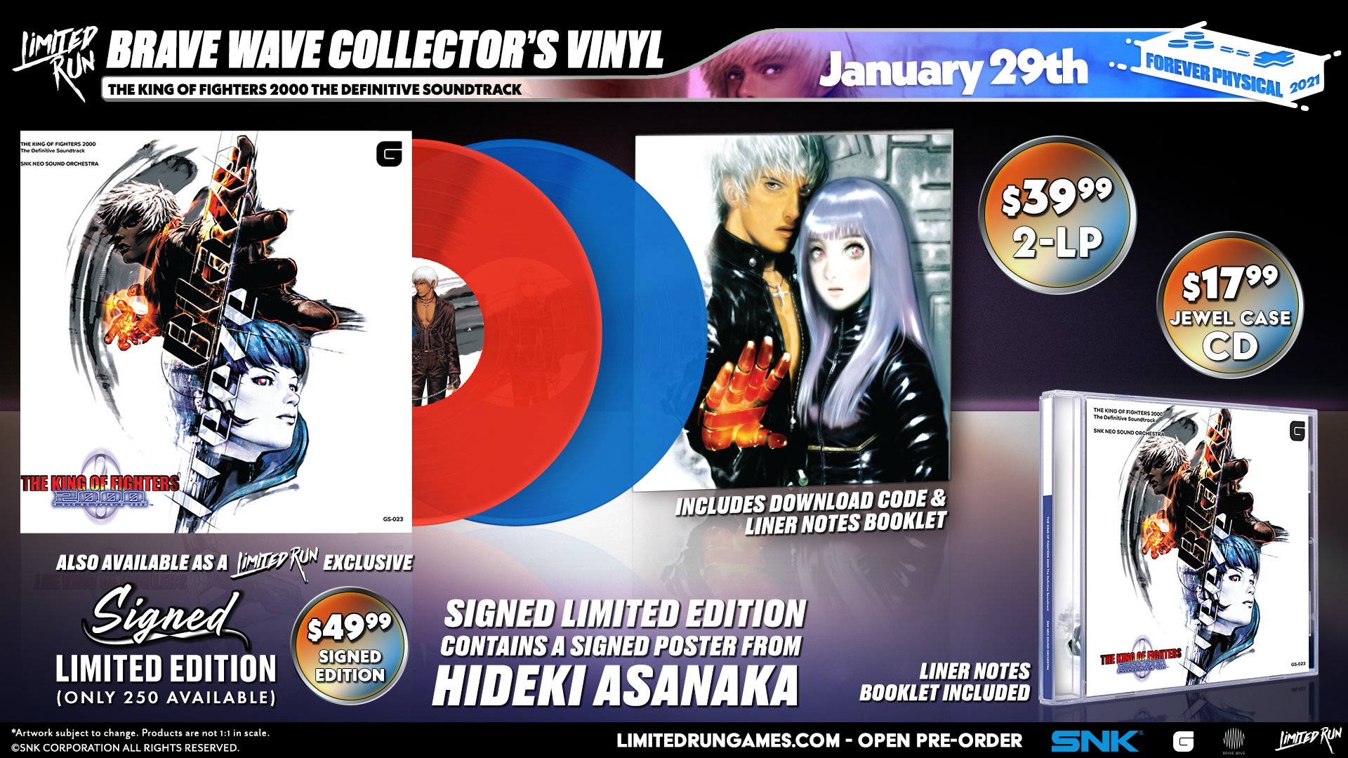 limited-run-king-of-fighters-2000-soundtrack-vinyl-2lp-farbig image 4