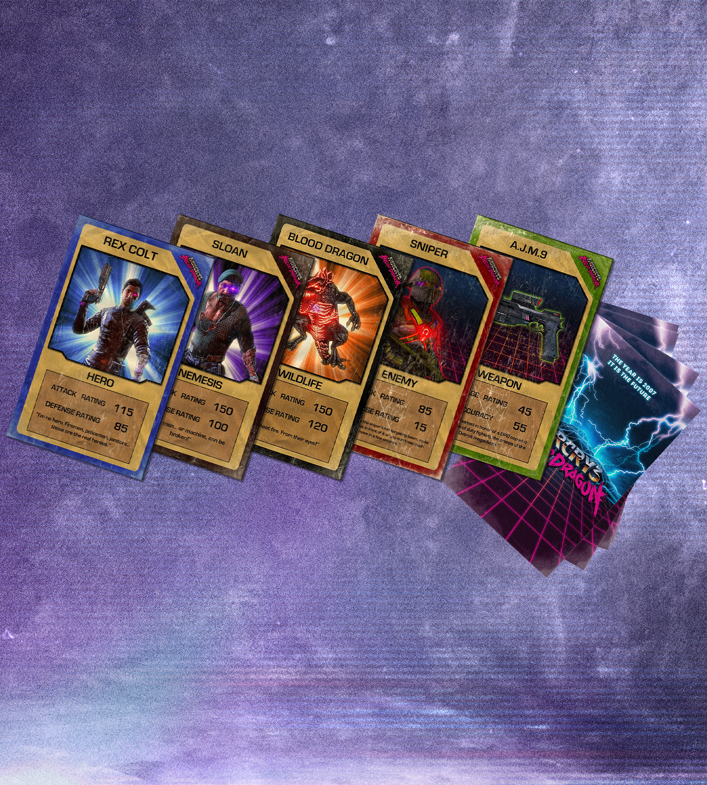 limited-run-far-cry-3-blood-dragon-trading-cards-sammelkarten image 2