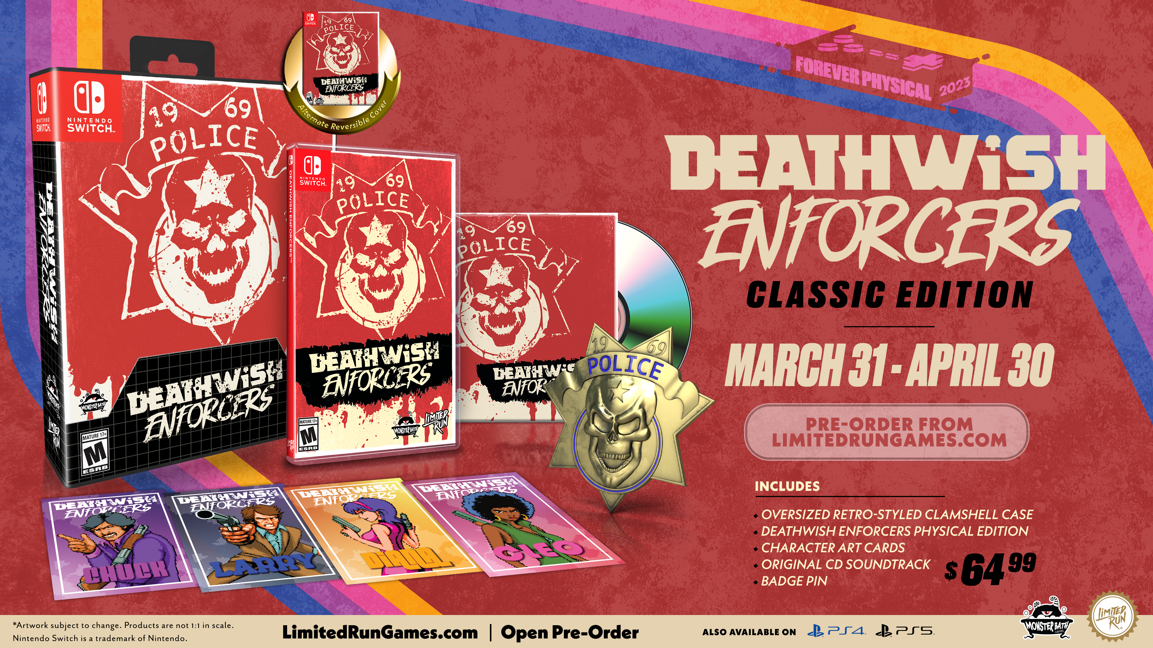 limited-run-deathwish-enforcers-switch-spiel-classic-edition-185 image 3
