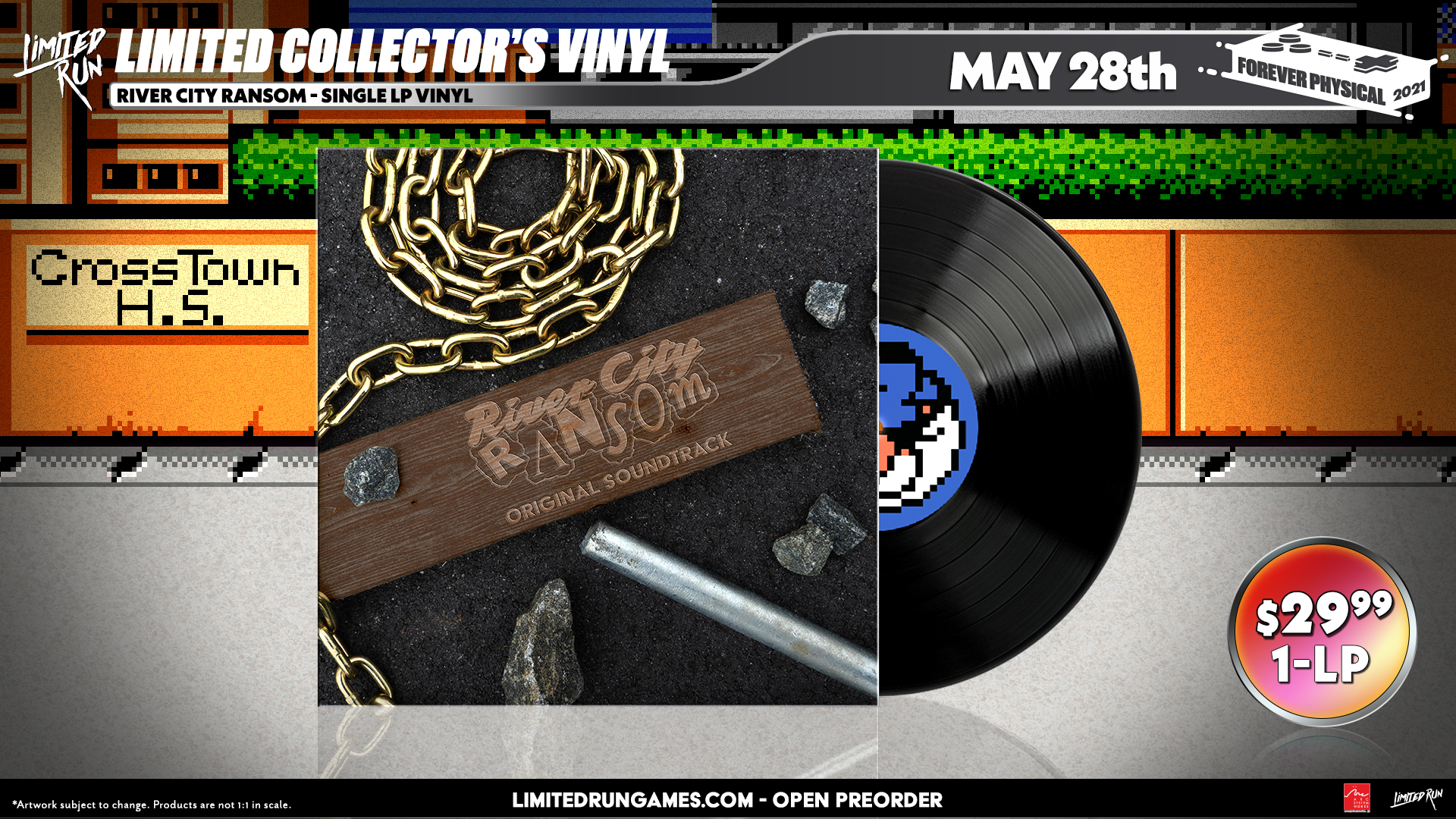 limited-run-river-city-ransom-nes-vinyl-soundtrack-single-lp image 4