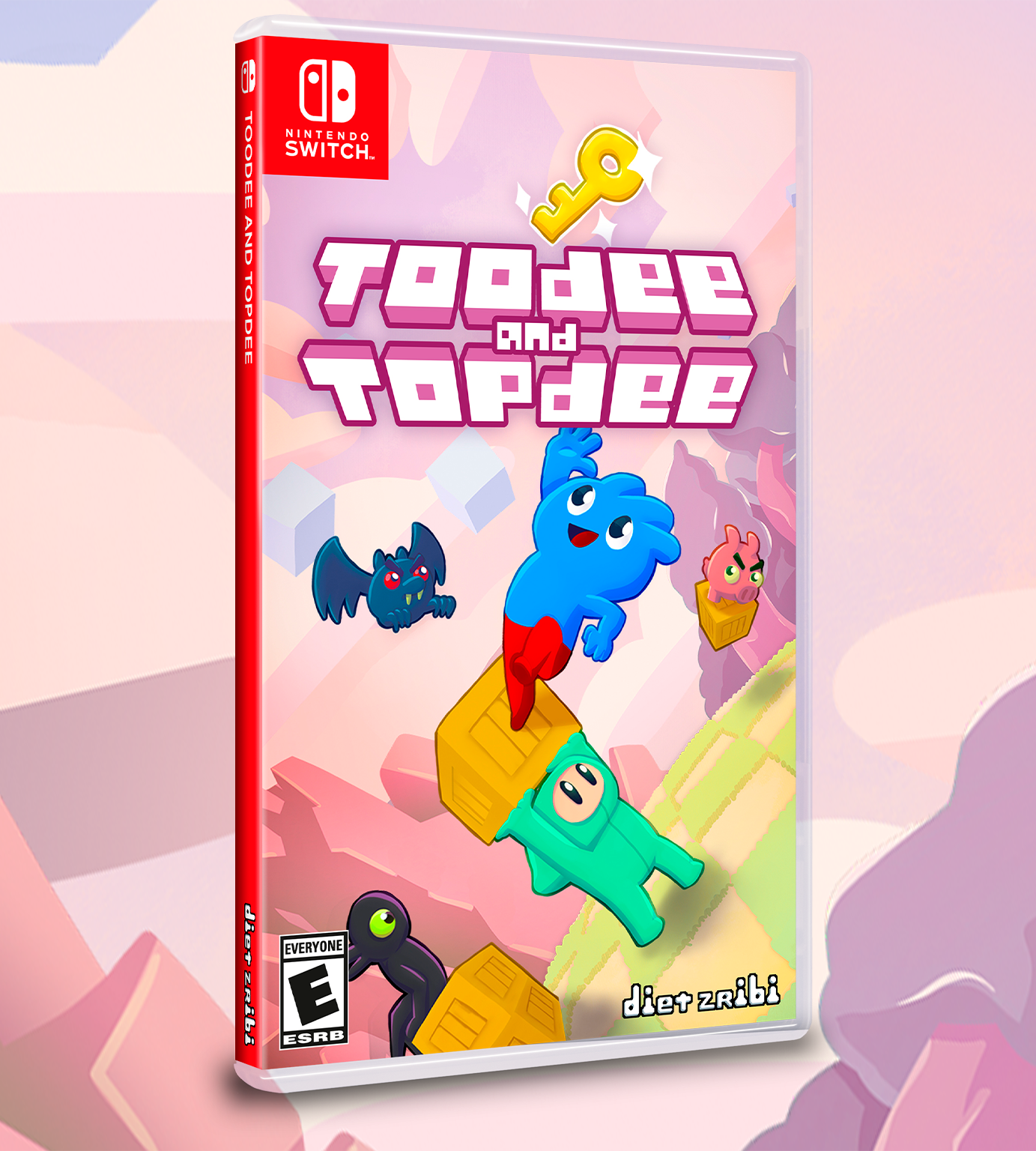 limited-run-toodee-and-topdee-switch-spiel-puzzle-platformer image 2