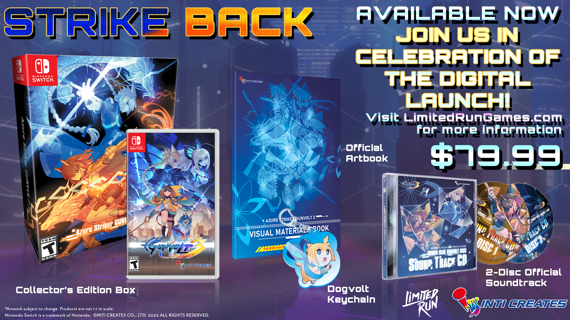 azure-striker-gunvolt-3-collector-s-edition-switch-spiel image 3