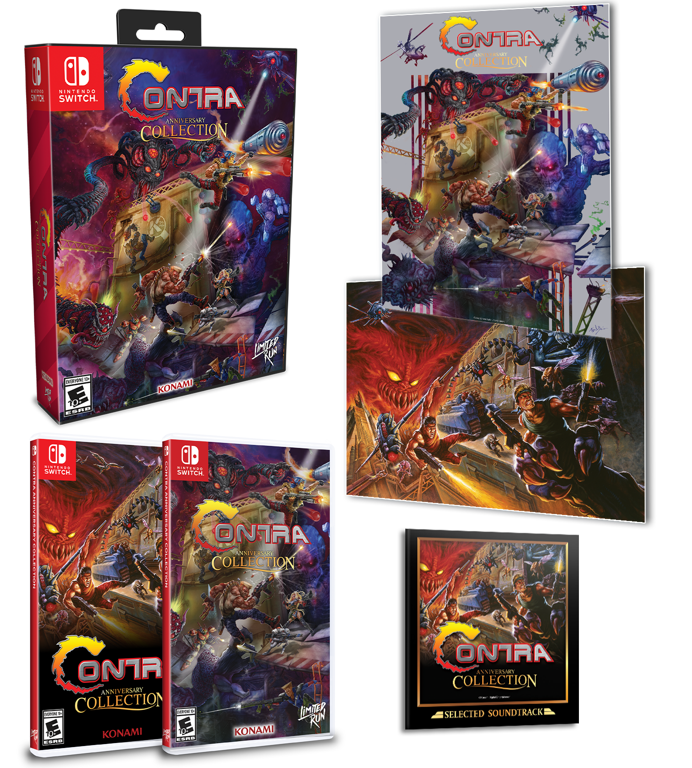 limited-run-140-contra-anniversary-collection-switch-spiel-hard-corps-edition image 2
