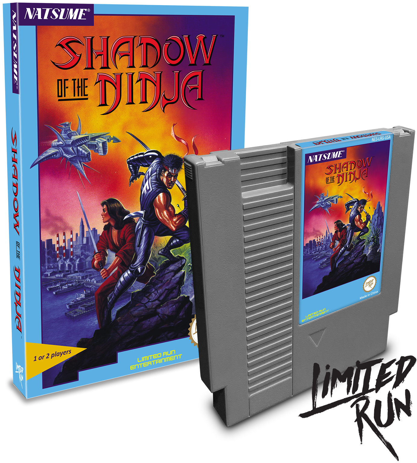 limited-run-shadow-of-the-ninja-nes-spiel-hellblau image 2
