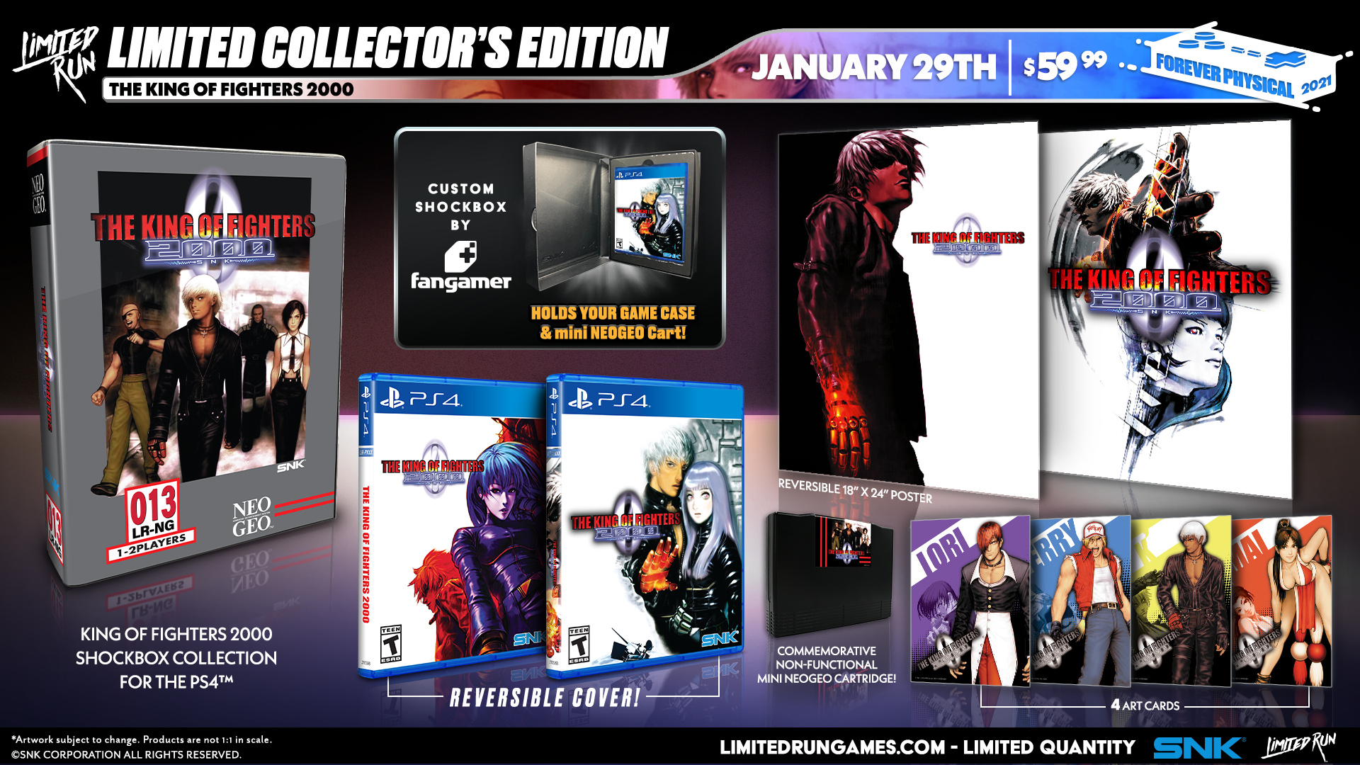 limited-run-386-king-of-fighters-2000-ps4-spiel-collector-s-edition image 2
