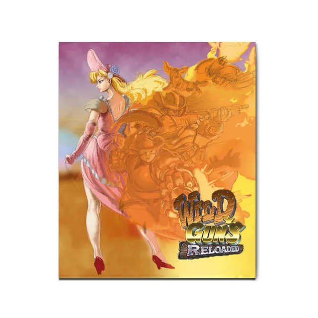 strictly-limited-wild-guns-reloaded-art-card-aludruck-14x17-cm image 1