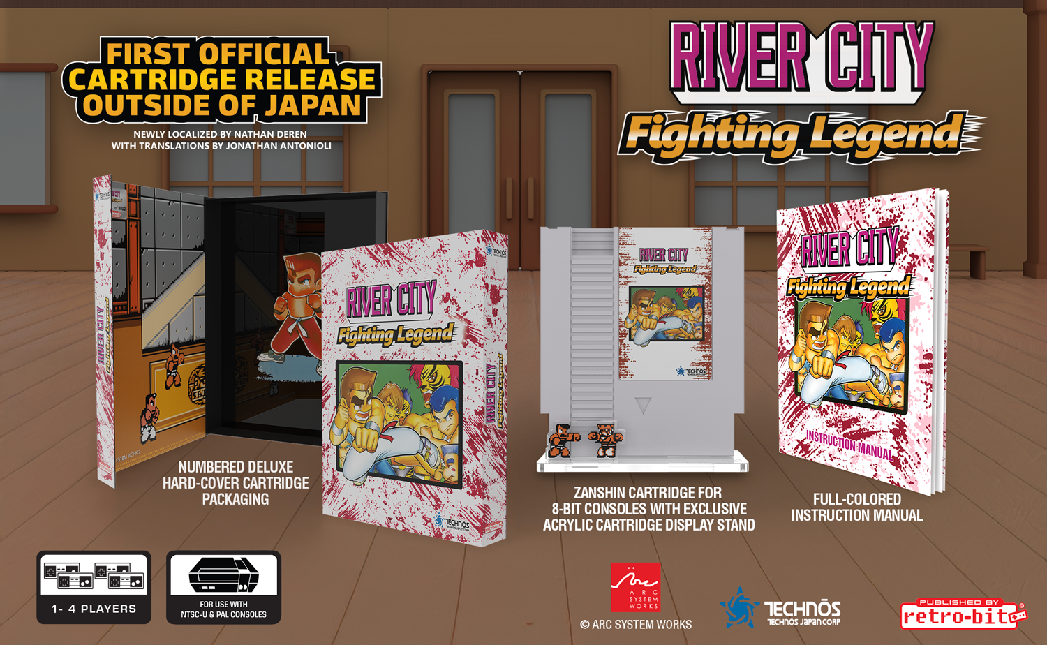 limited-run-river-city-fighting-legend-nes-modul-standard-edition image 2