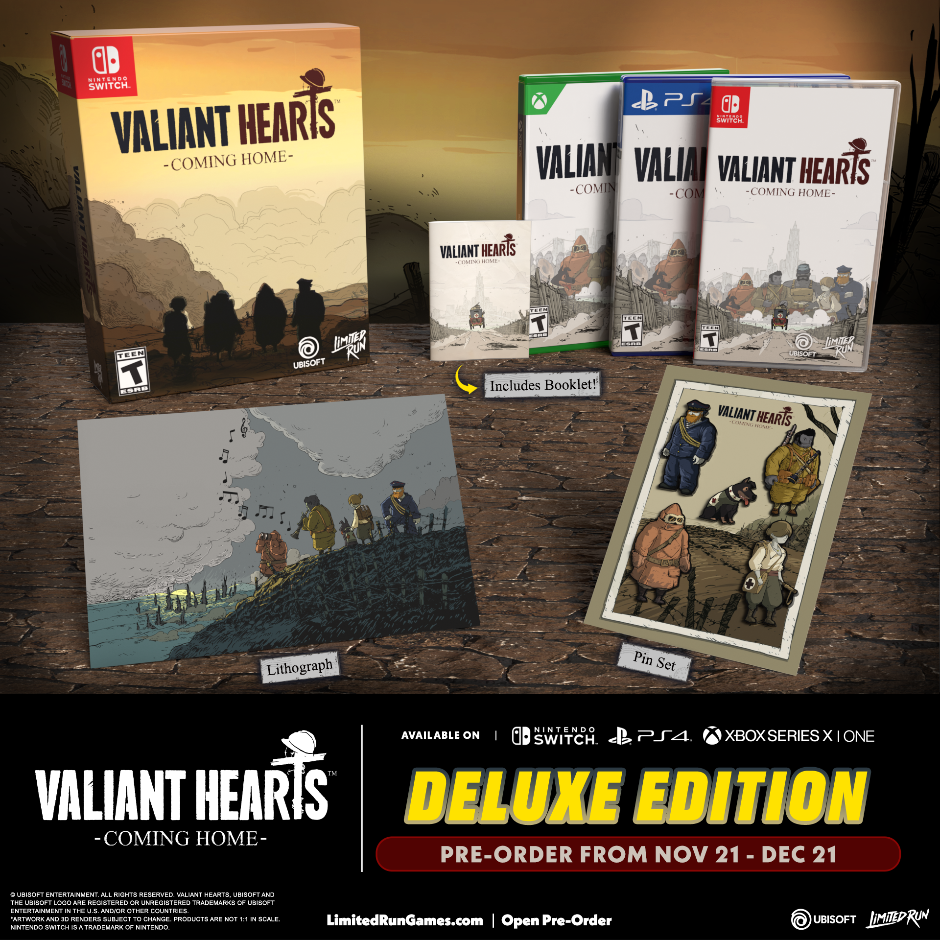 limited-run-valiant-hearts-coming-home-deluxe-switch-ps4-xbox image 2