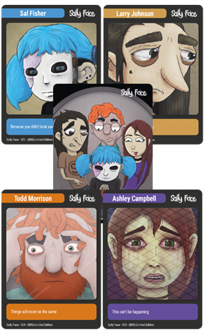 super-rare-games-tc-65-sally-face-sammelkarten-booster-pack image 1
