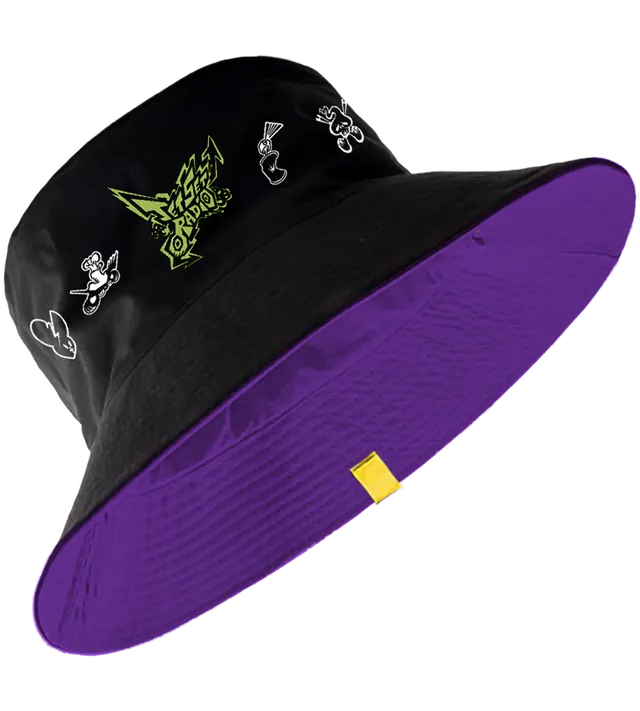 jet-set-radio-bucket-hat-merch-m-tze-schwarz image 1