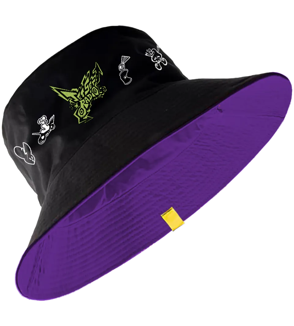 jet-set-radio-bucket-hat-merch-m-tze-schwarz image 1