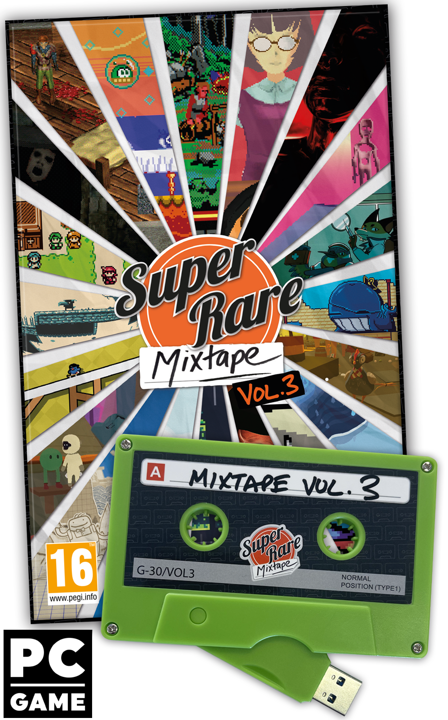 super-rare-games-mixtape-volume-3-pc-usb-spiele-box-30-spiele image 1
