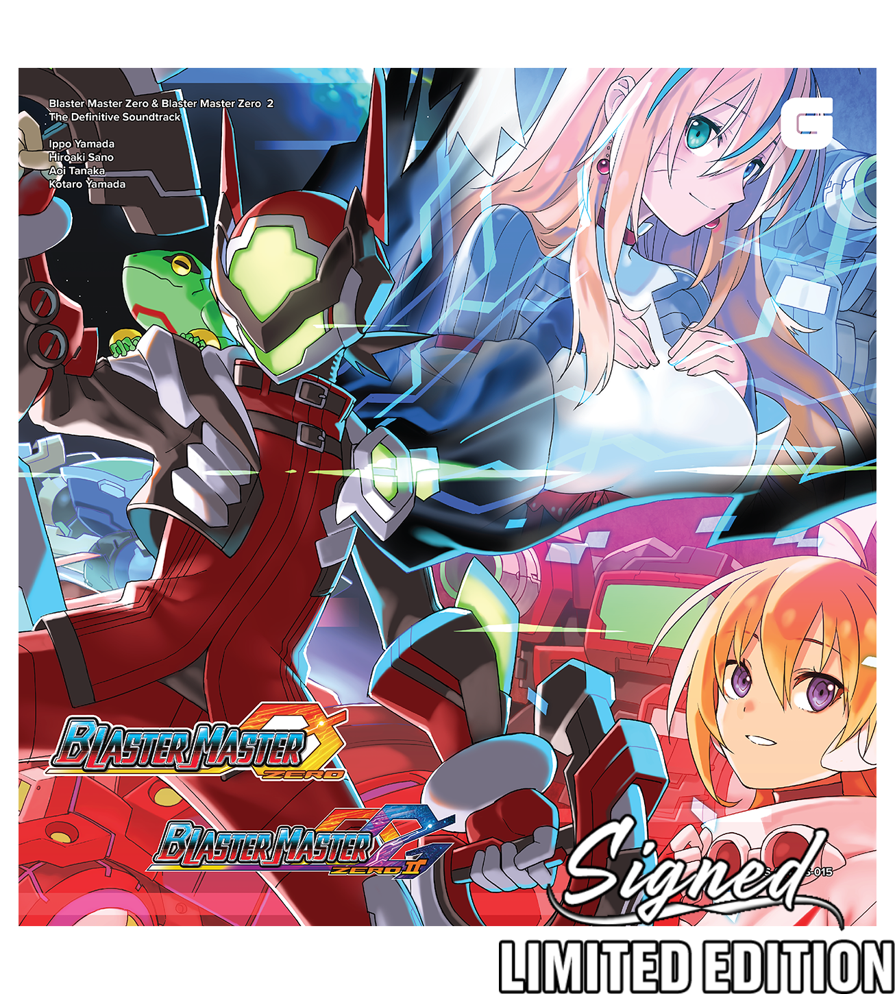 limited-run-blaster-master-zero-1-2-4lp-vinyl-soundtrack-deluxe-set-signiert image 1
