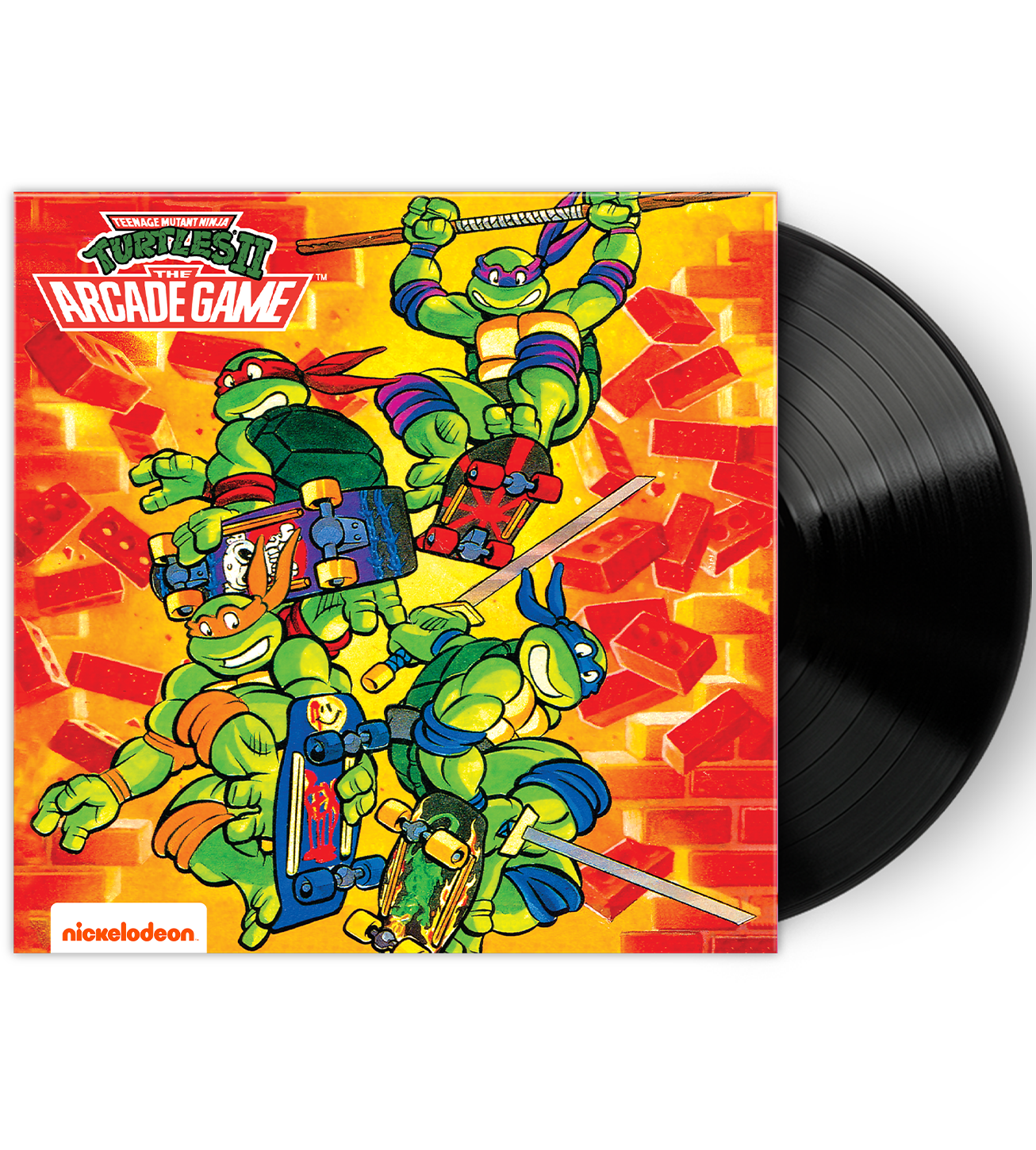 teenage-mutant-ninja-turtles-ii-arcade-vinyl-schallplatte-black-vinyl image 3