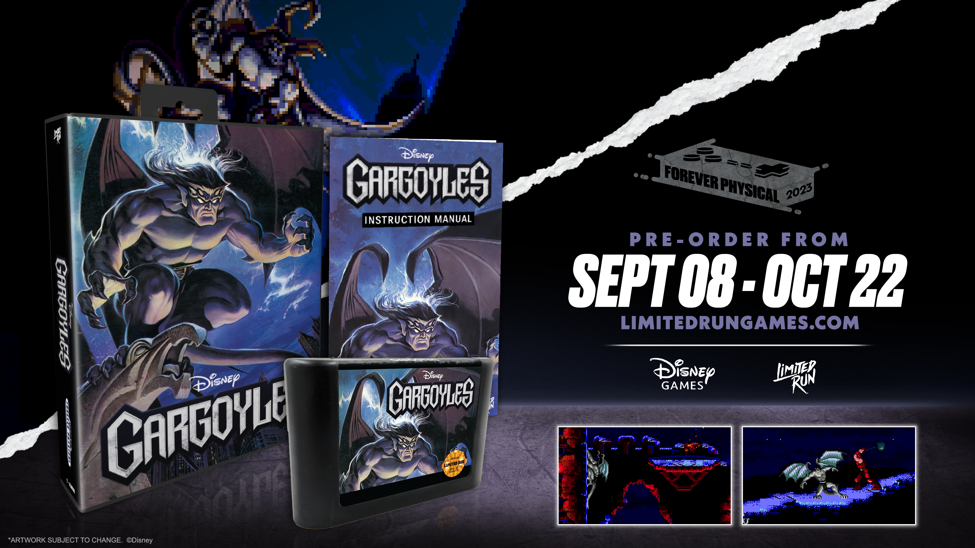 limited-run-gargoyles-genesis-spiel-standard-edition-action image 3