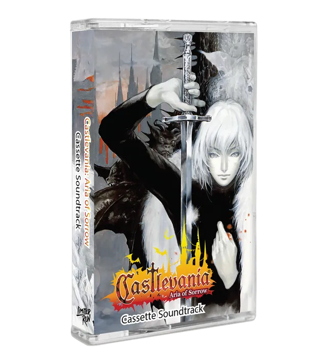 limited-run-castlevania-aria-of-sorrow-soundtrack-kassette image 1