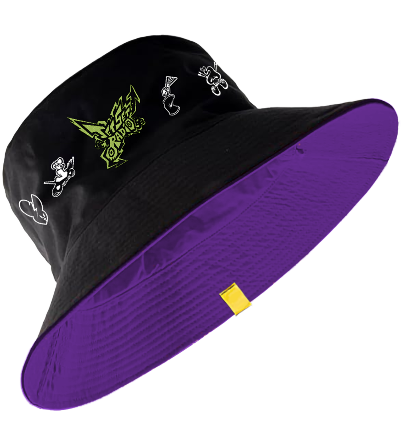 jet-set-radio-bucket-hat-merch-m-tze-schwarz image 1