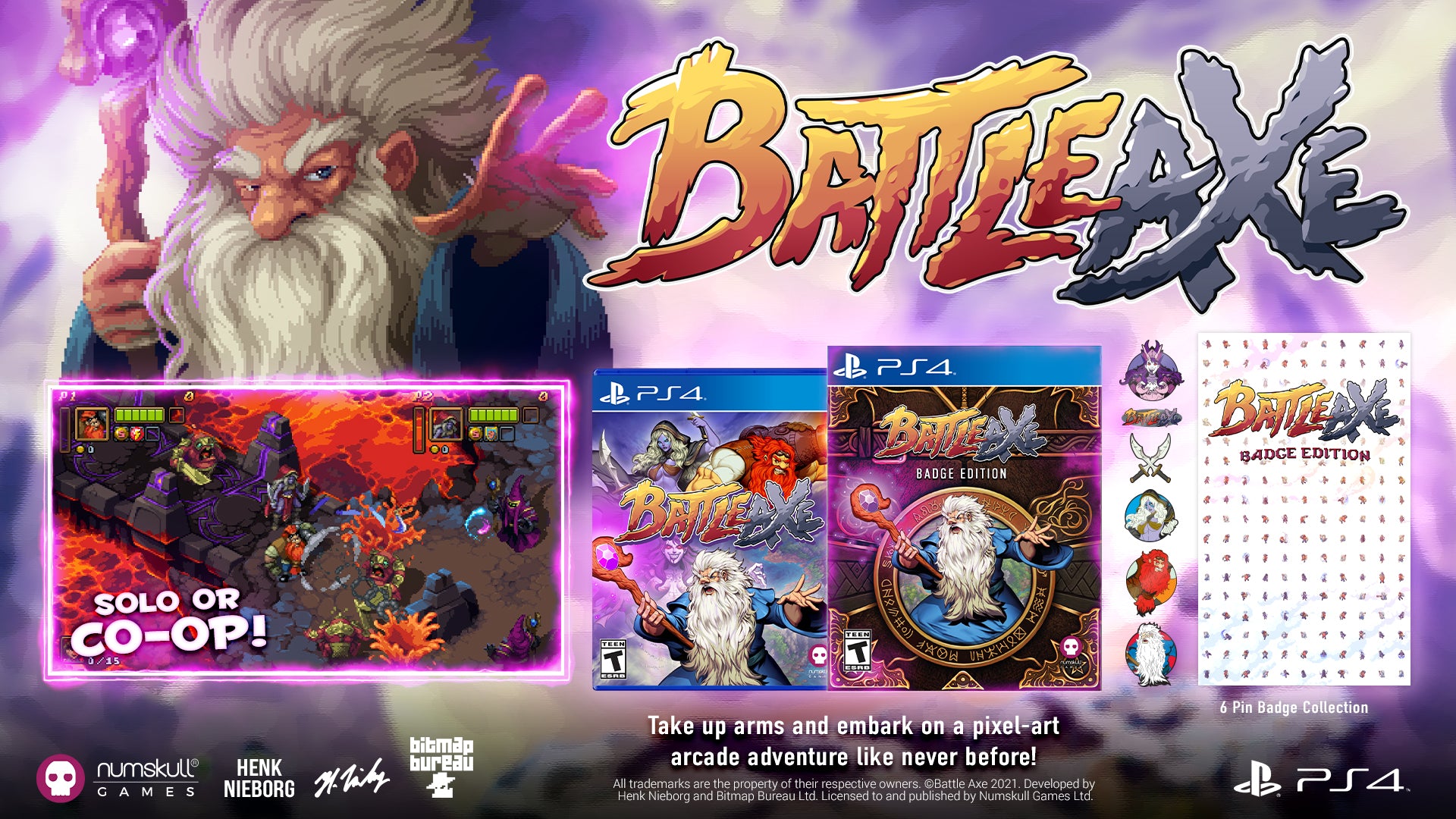 limited-run-battle-axe-ps4-spiel-badge-edition-limitiert-200-st-ck image 2