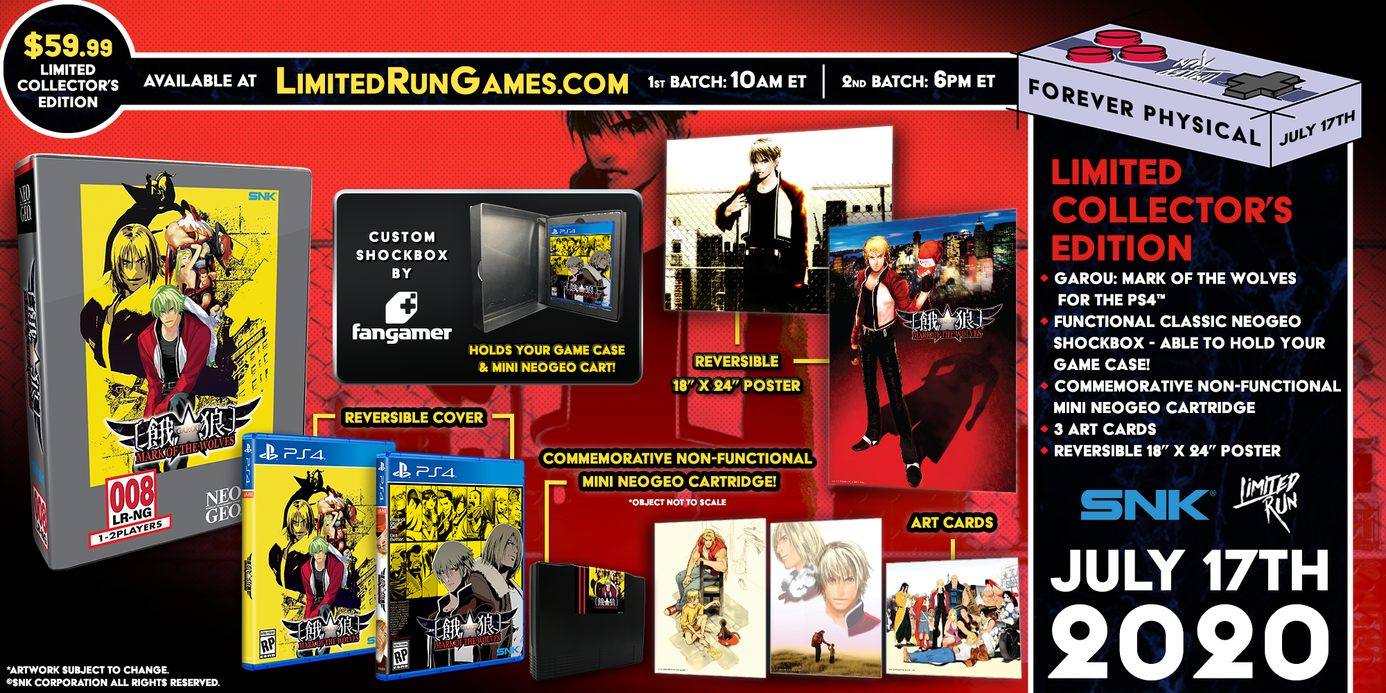 limited-run-games-354-garou-mark-of-the-wolves-ps4-spiel-classic-edition image 2