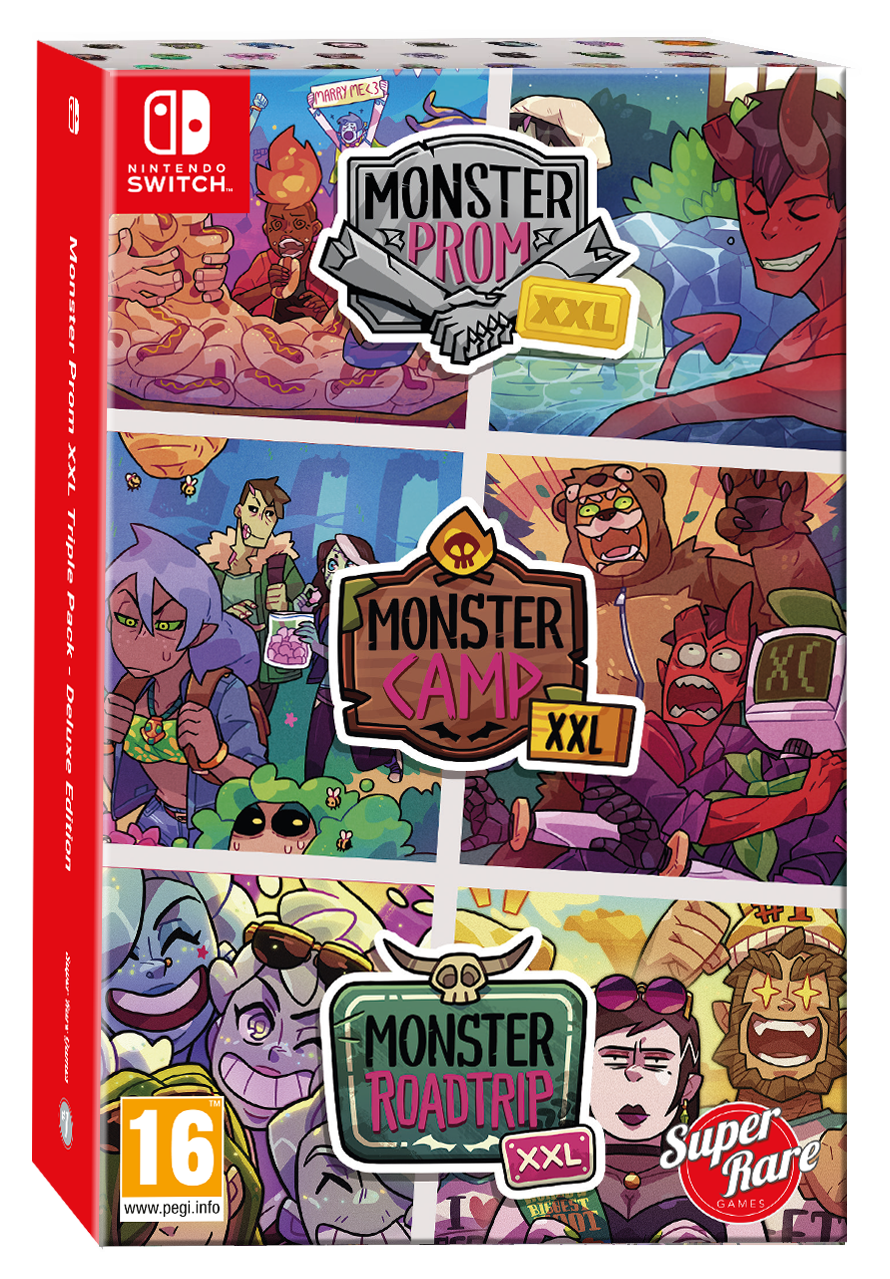 super-rare-games-de-1-monster-prom-xxl-triple-pack-switch-spiel-deluxe image 1