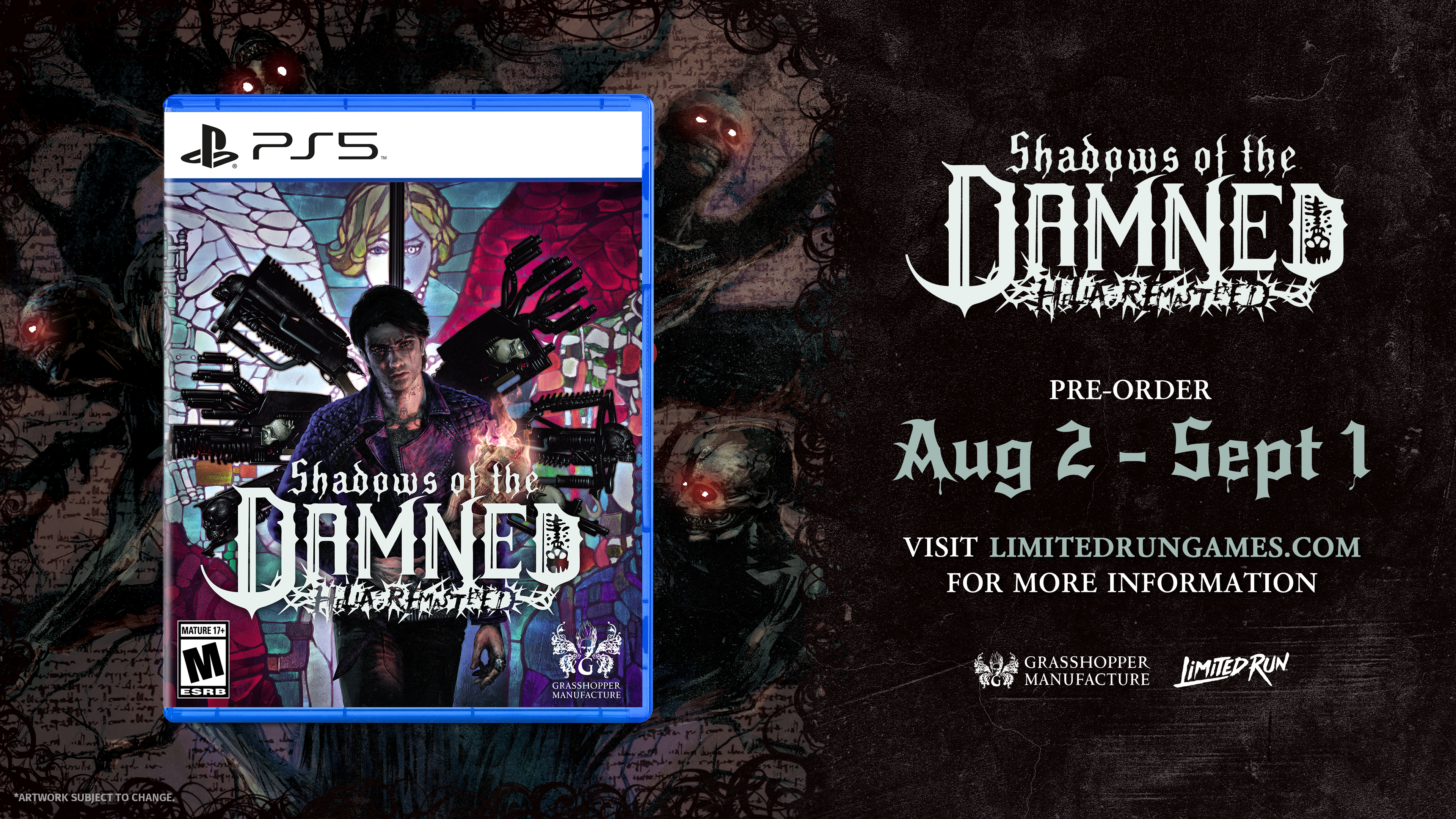 limited-run-shadows-of-the-damned-hella-remastered-ps5-spiel-disc image 3
