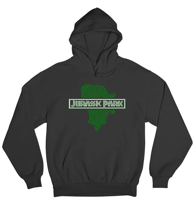 limited-run-jurassic-park-isla-nubar-pixel-hoodie-l-grau image 1
