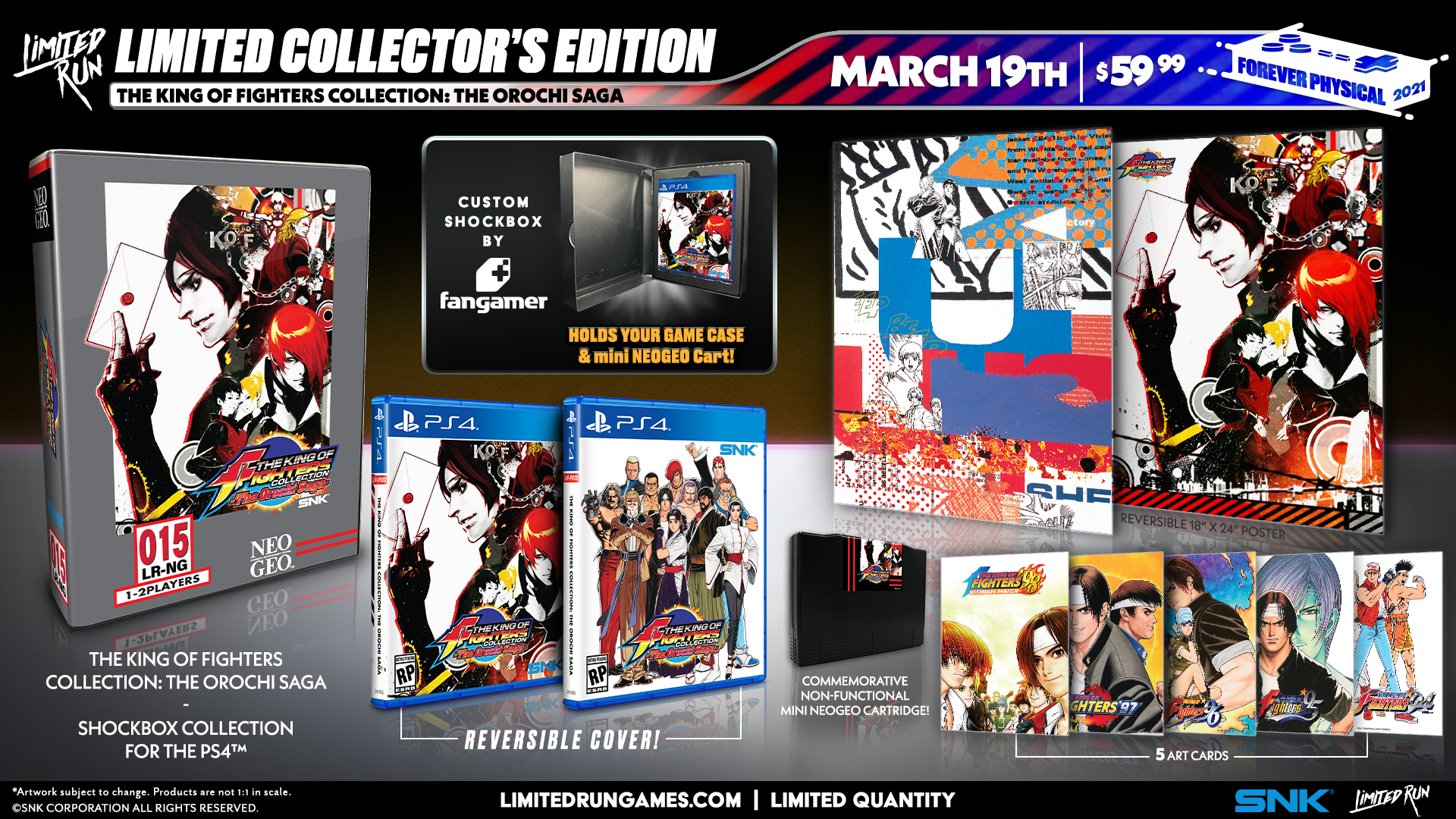limited-run-393-king-of-fighters-orochi-saga-ps4-collectors image 3