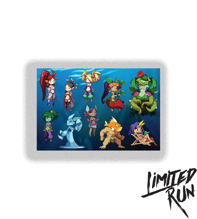 limited-run-shantae-seven-sirens-aufkleberbogen-pax-exclusive image 1