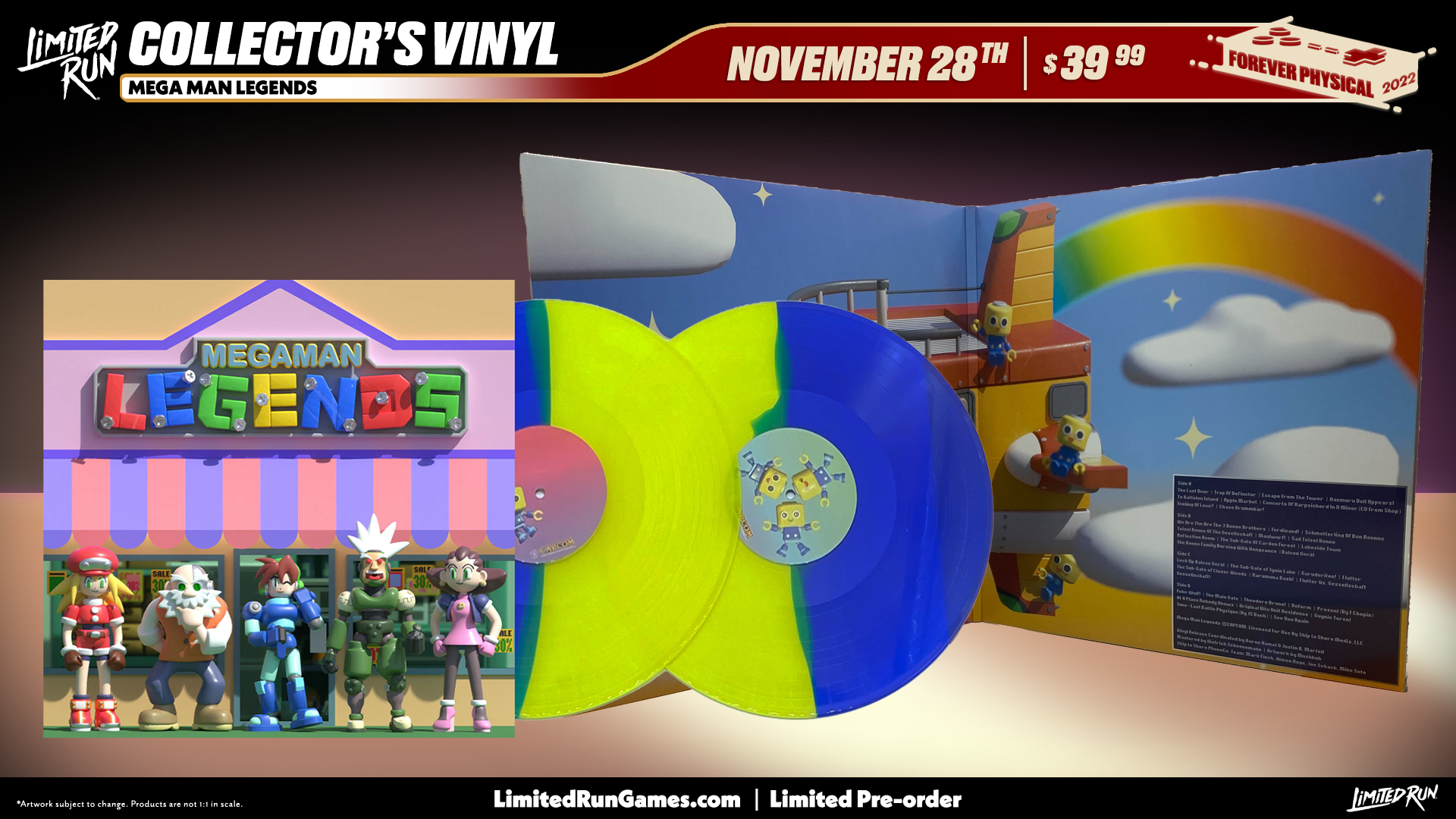 limited-run-mega-man-legends-2lp-vinyl-soundtrack-exclusive image 3