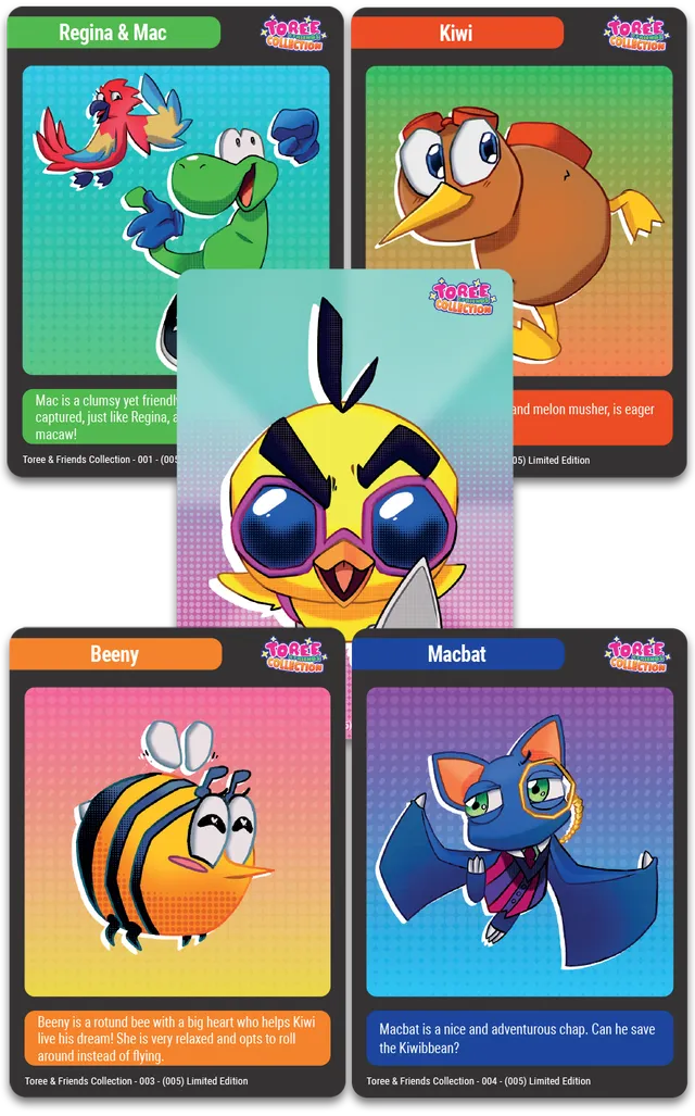 super-rare-games-tc-154-toree-friends-collection-trading-cards image 1