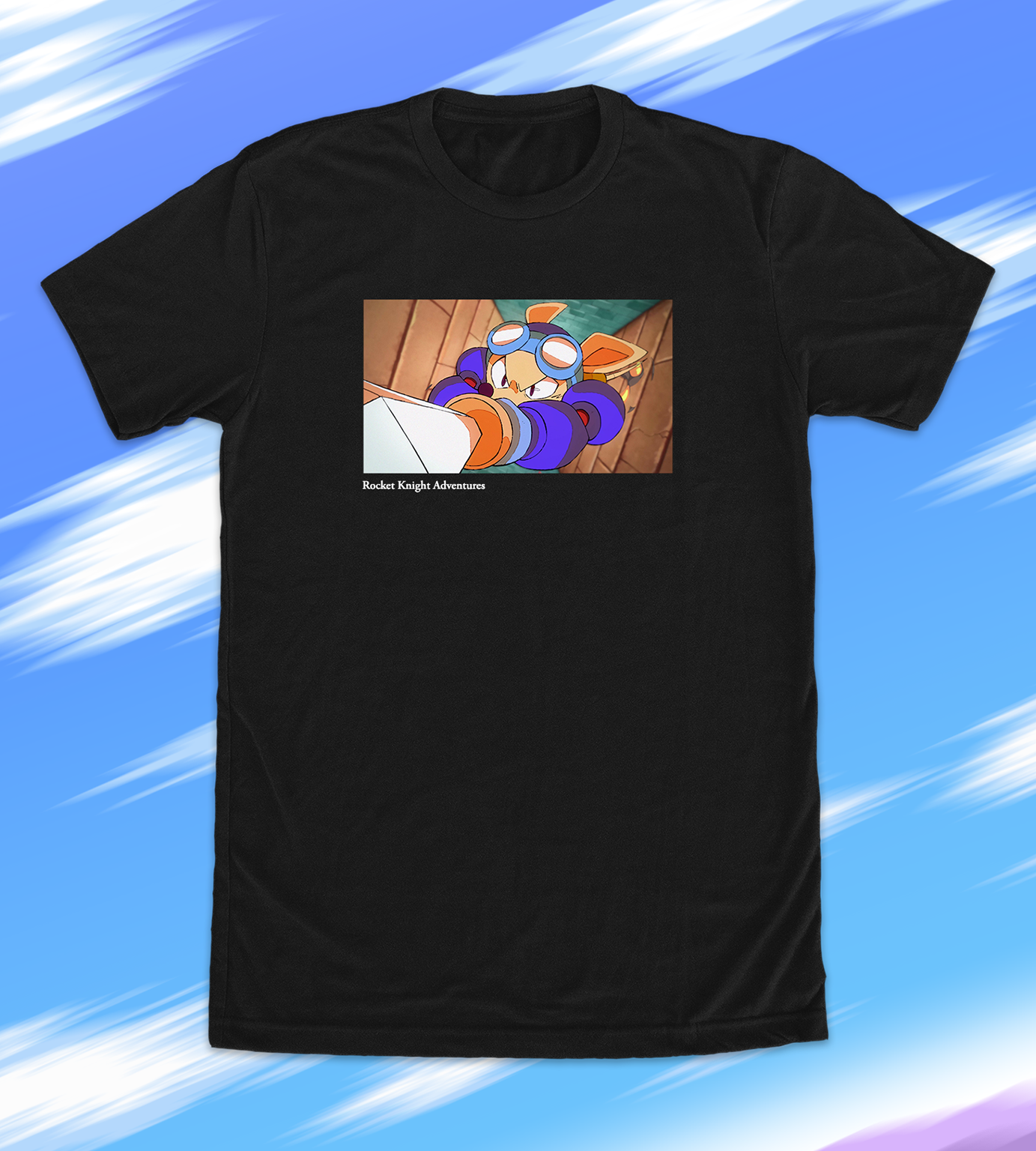 limited-run-rocket-knight-re-sparked-animation-t-shirt-gr-l image 2