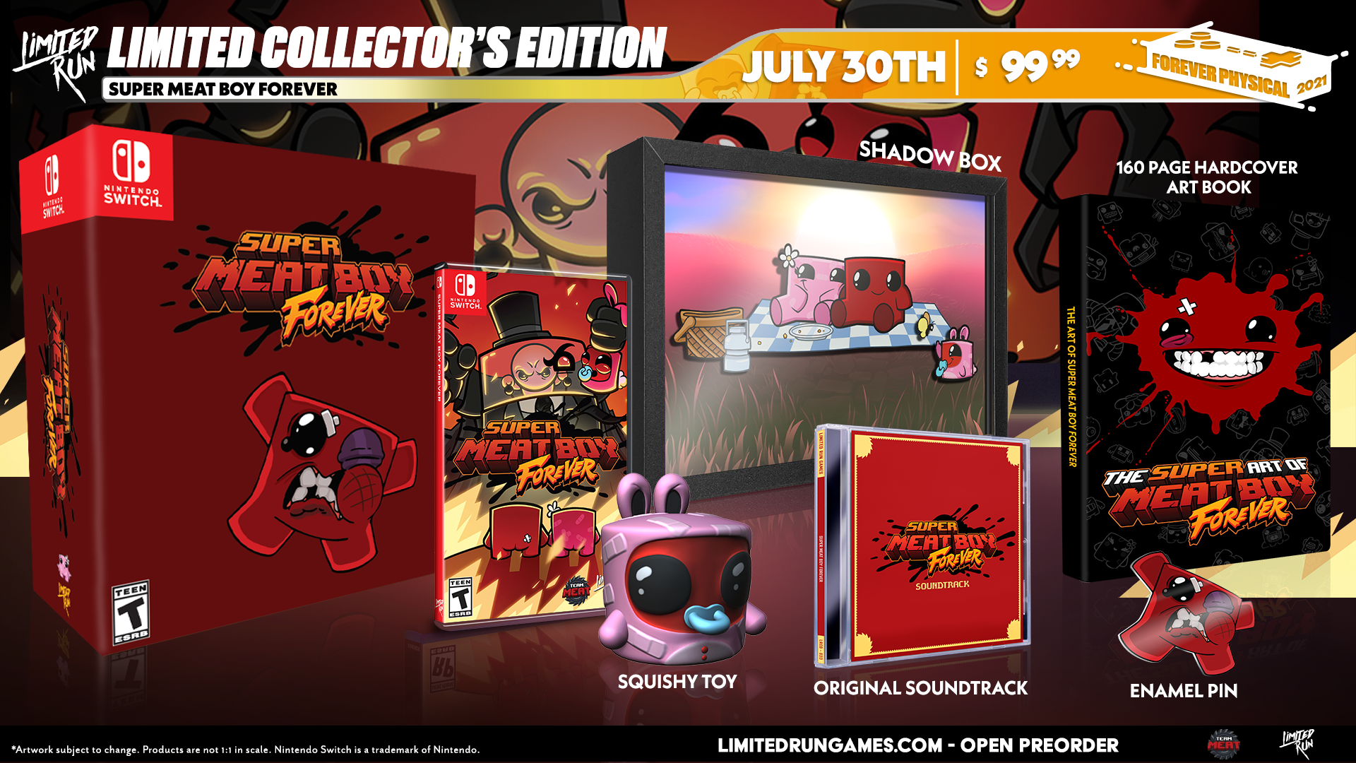 limited-run-super-meat-boy-forever-switch-collectors-edition image 2