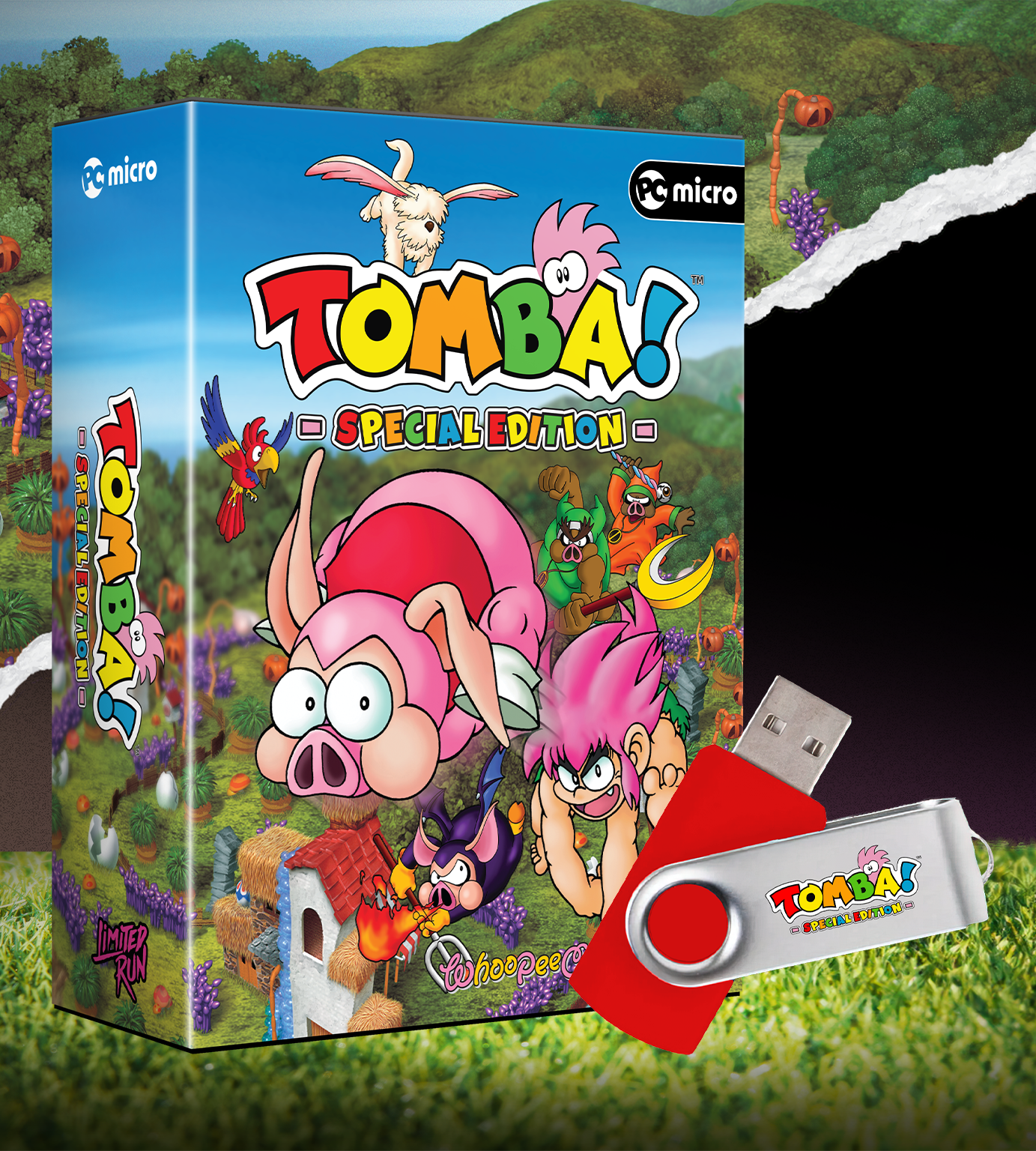 limited-run-tomba-special-edition-pc-spiel-usb-stick image 2