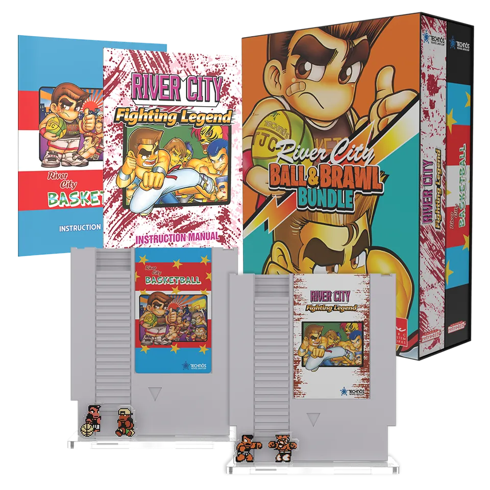 strictly-limited-games-river-city-ball-brawl-bundle-nes-spiel image 1